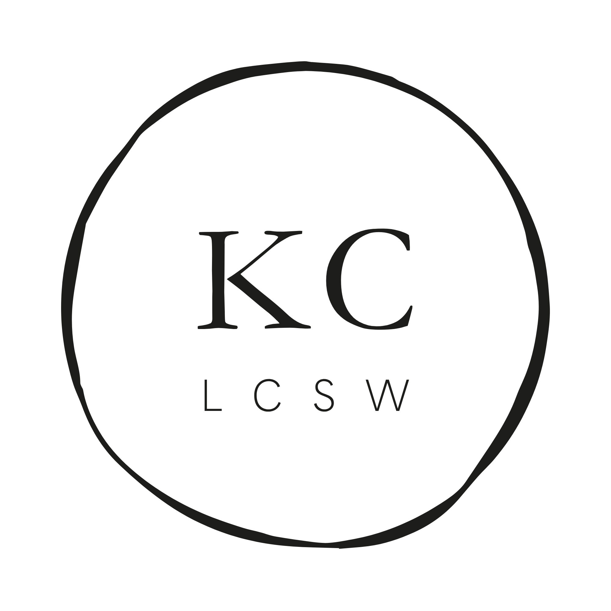 Kelly Chapman, LCSW submark logo with link to Home page