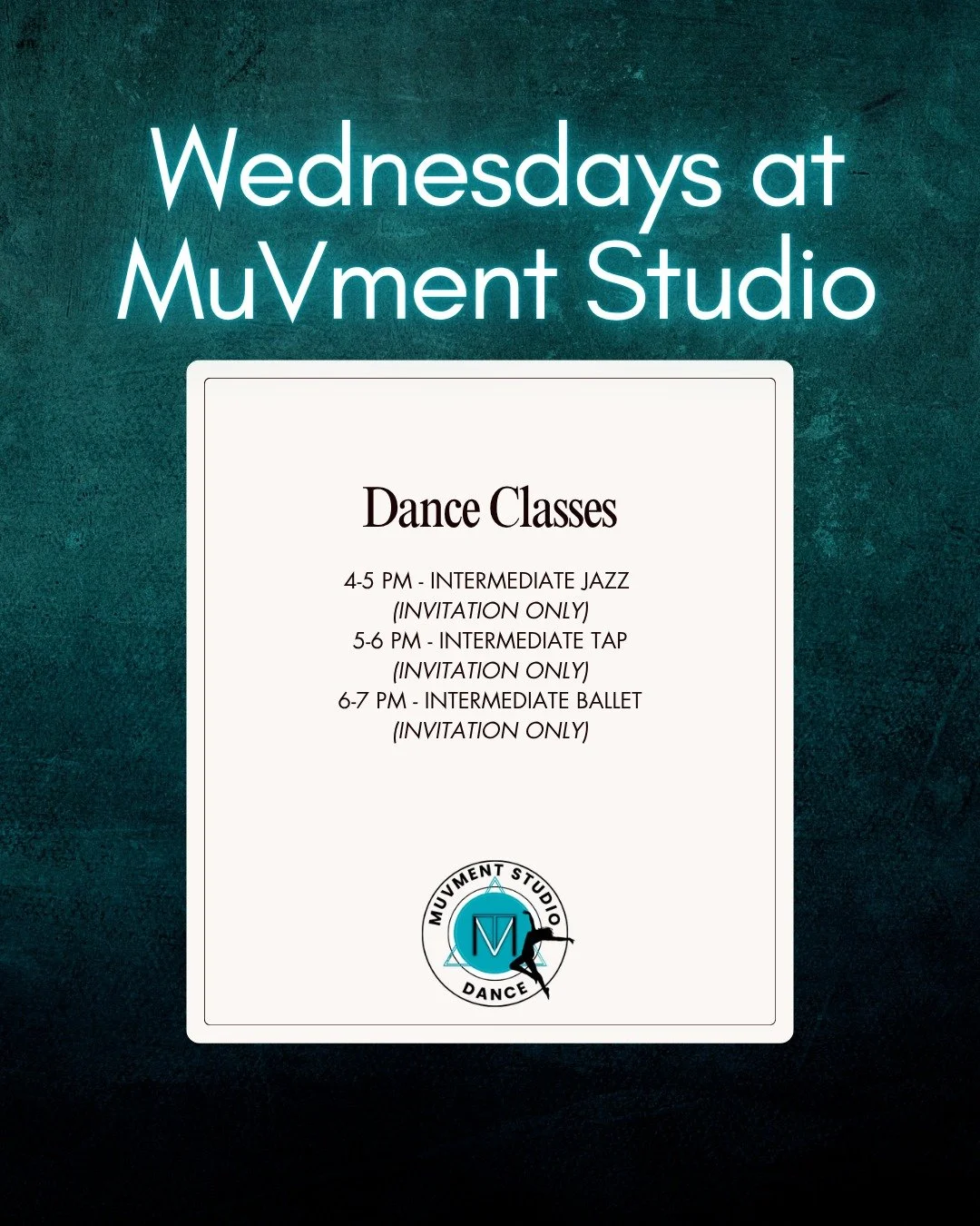✨ WEDNESDAYS AT MuVMENT ✨

Midweek looks better when you&rsquo;re dancing. 🩵

Wednesdays at MuVment are for learning new skills, building confidence, finding your groove, and making a little magic in the studio along the way.

Check out the Wednesda