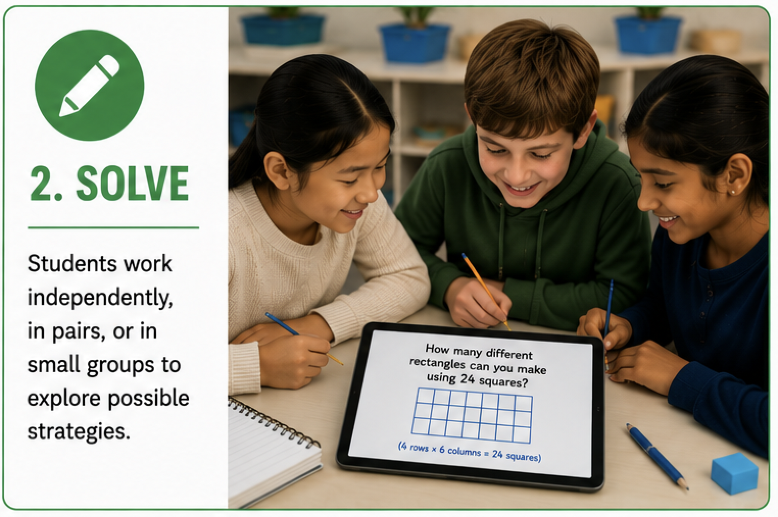 The Maths Project is a problem-solving and communication platform where students solve rich mathematical challenges and create videos explaining their reasoning. By making mathematical thinking visible, teachers gain deeper insight into student under