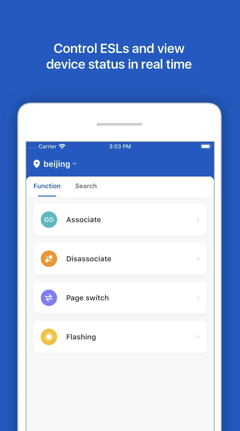 Handy link app interface