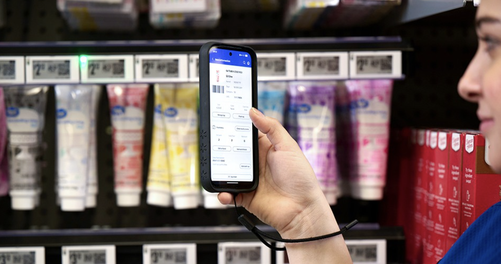 Walmart ESL app interface