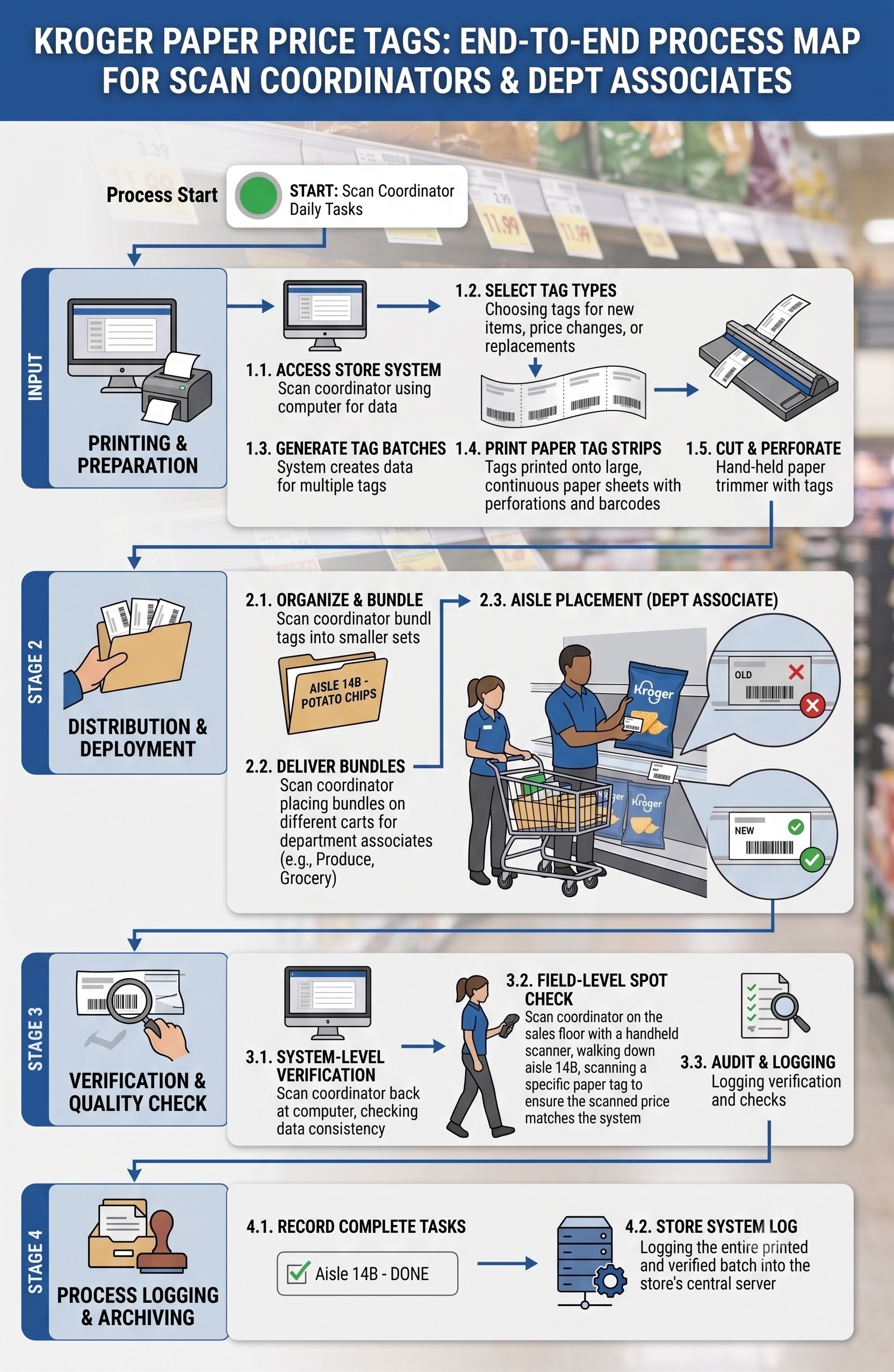 Scan Coordinator paper tag process