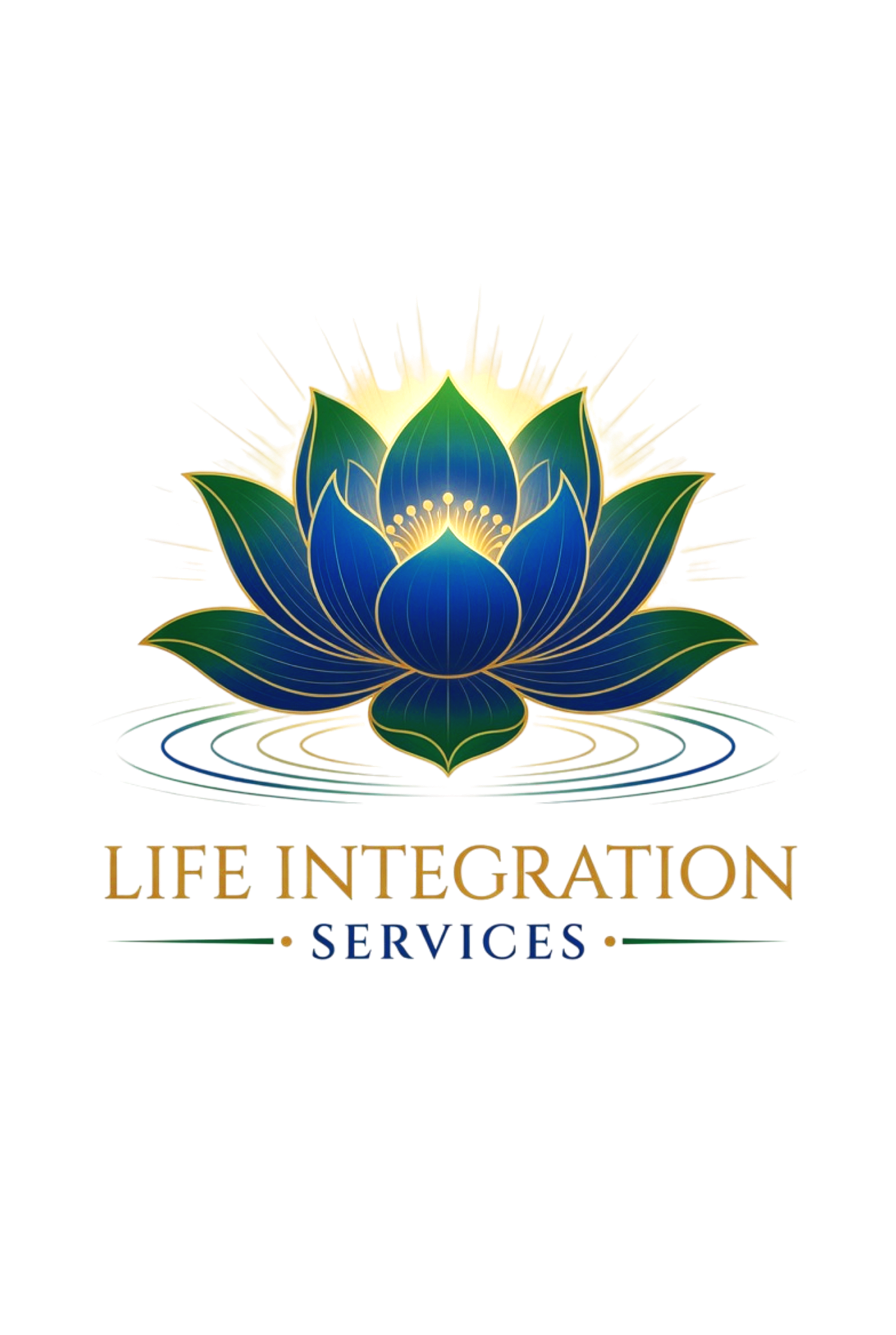A colorful lotus flower logo with the words 'Life Integration Services' underneath in multicolored text.