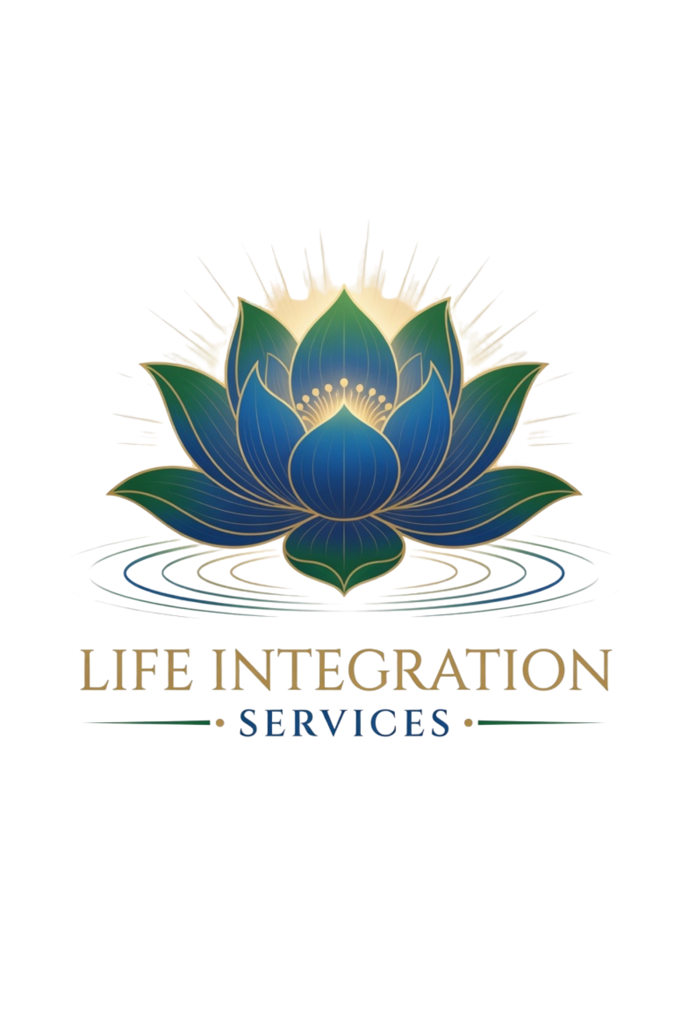 Logo for Lentification Services featuring a stylized blue and green lotus flower with text below reading 'LENTIFICATION SERVICES'.