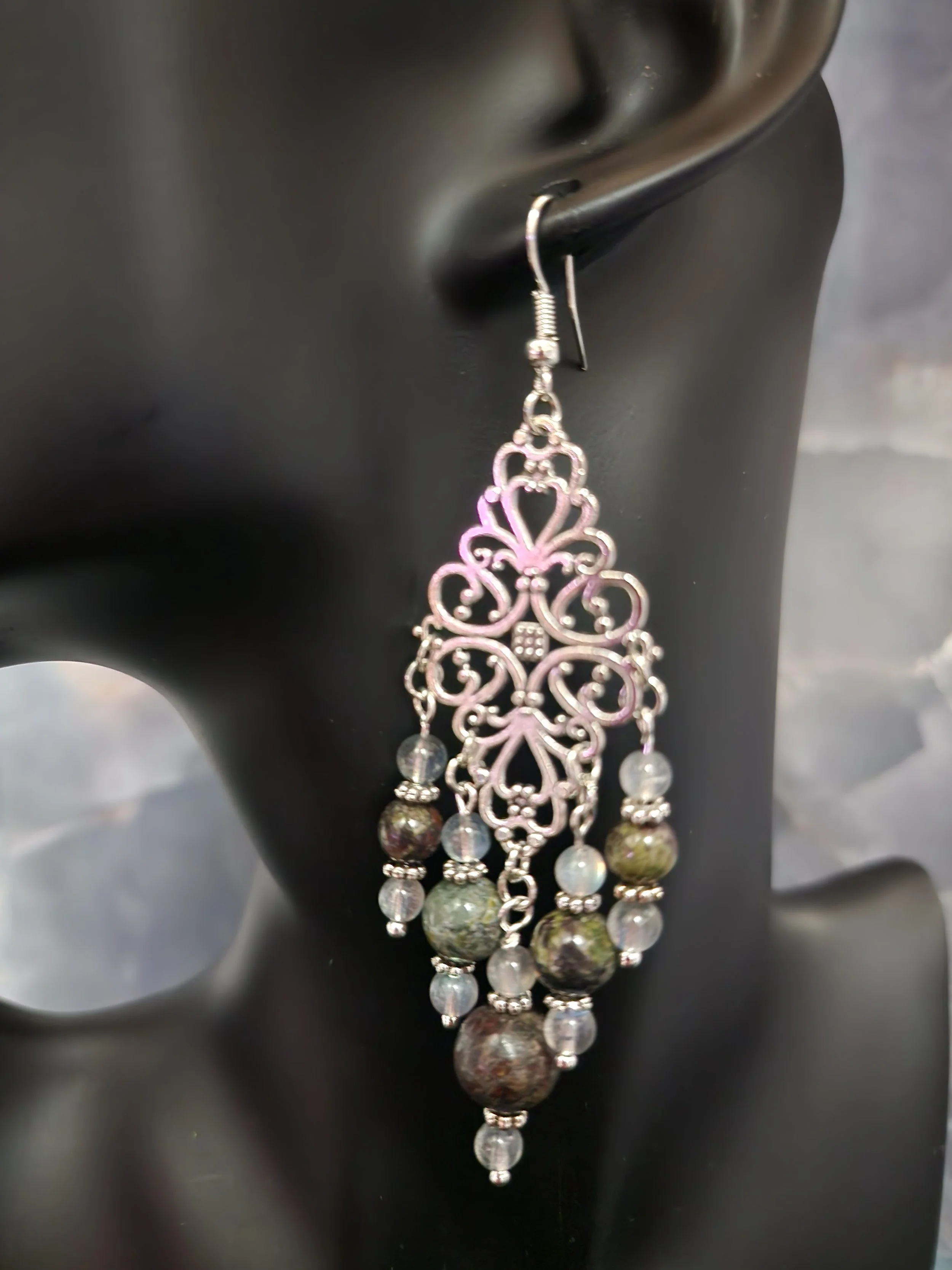 Dragon Blood Earrings #3104