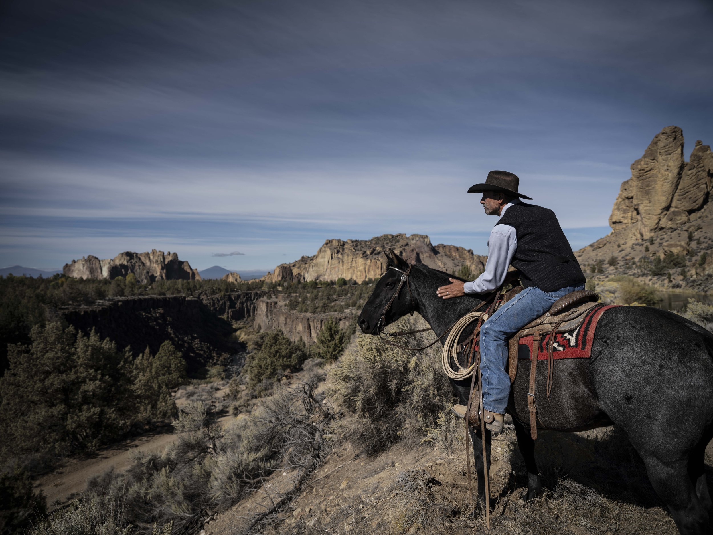 Print image shot in conjunction with broadcast commercial I Directed and filmed in Central Oregon for On Point Credit Union and as agency BPN