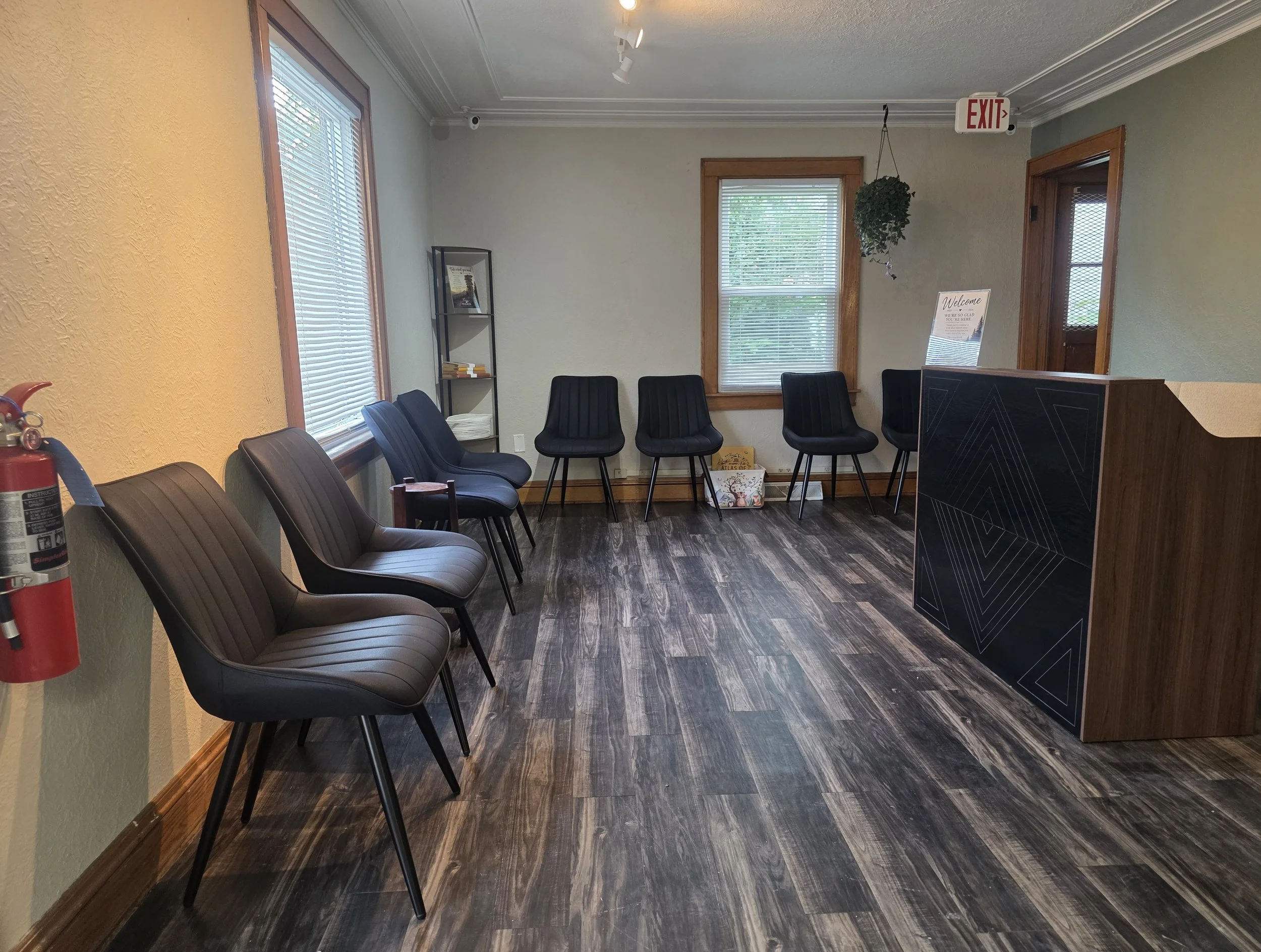 Waiting room of Trailhead Integrated Services