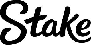 Close-up of the word 'Stake' written in black, cursive font.