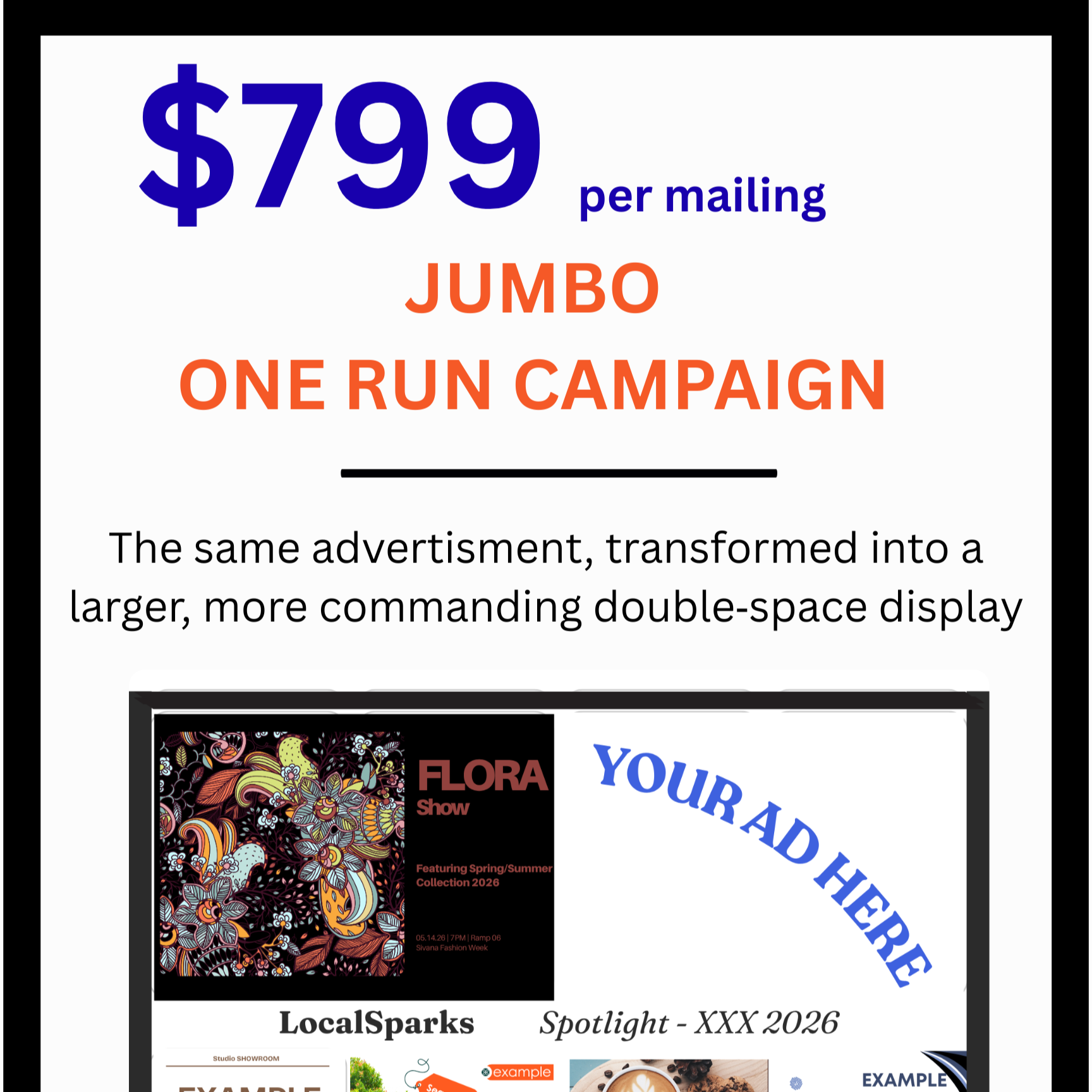 JUMBO SIZED One Run Campaign