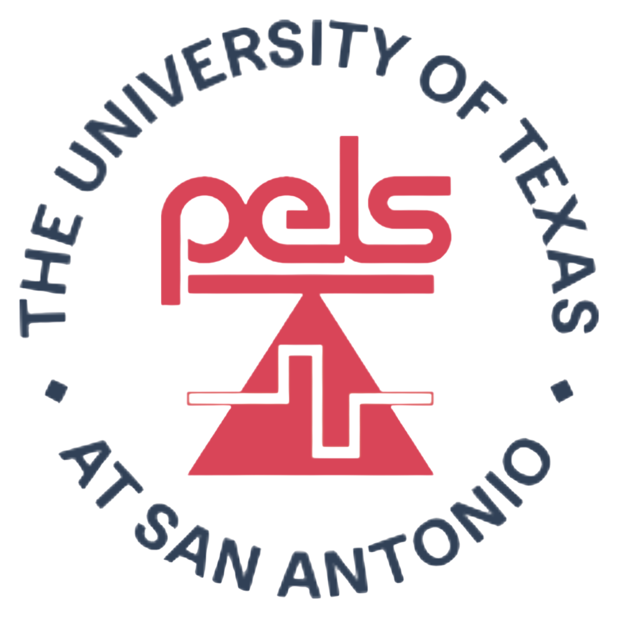 A logo for the Power and Electronics Society at the University of Texas at San Antonio.