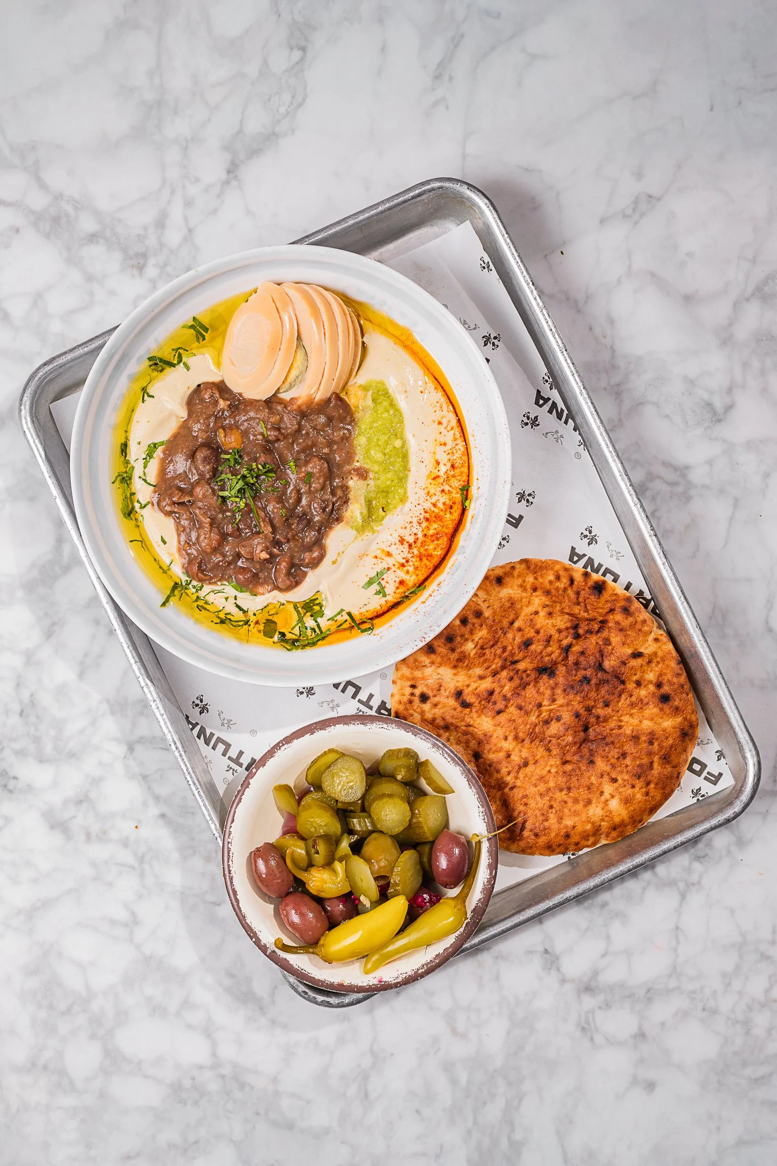 Fava+Hard Boiled Egg Hummus