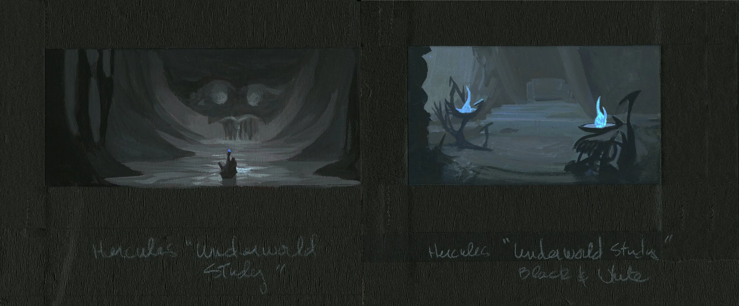 "Hercules" - underworld color studies