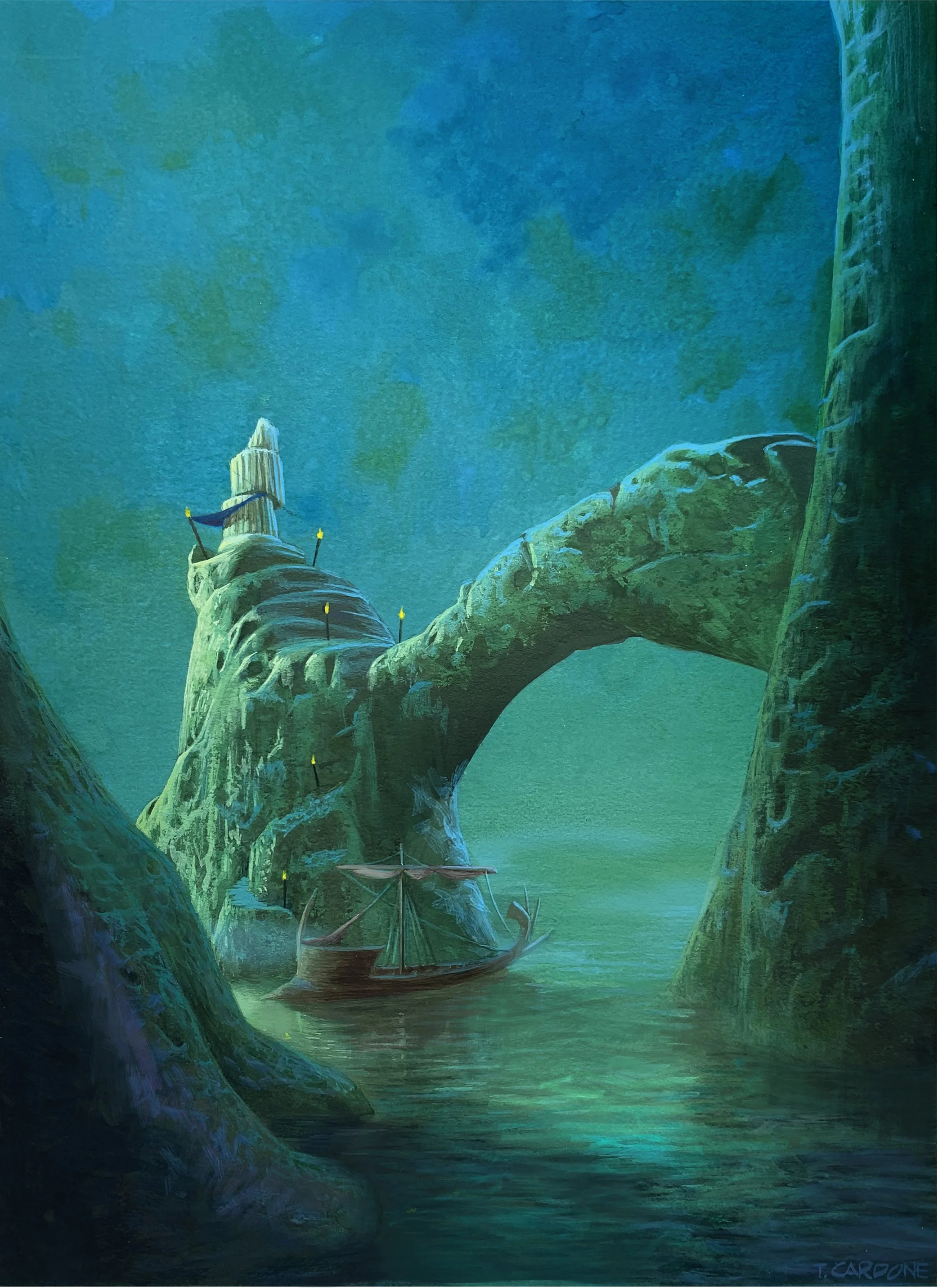 "Hercules" vis/dev - gouache on board