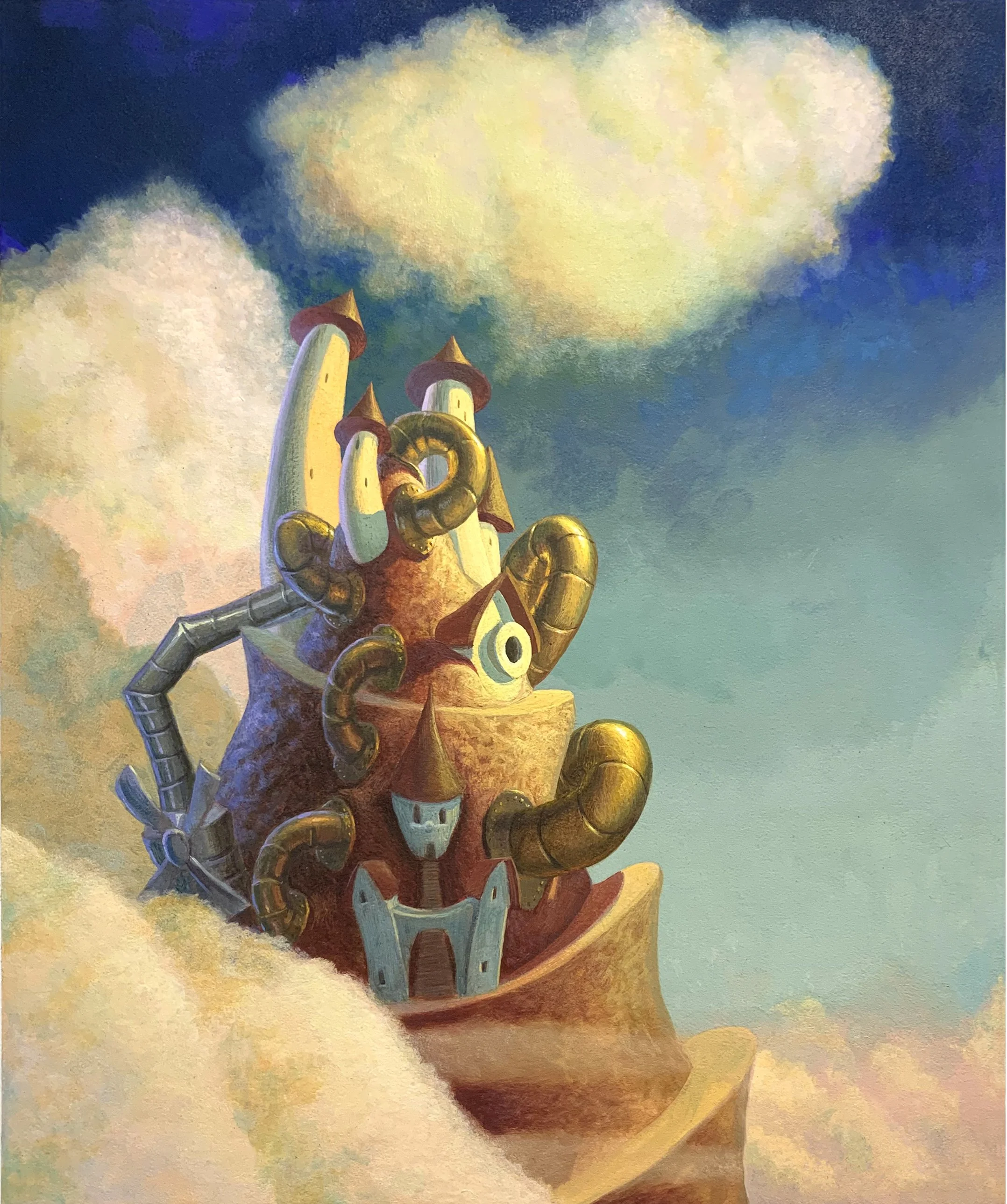 "Dream Project" vis/dev - gouache on board