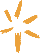 Illustration of a black star with gold pencil tips at each point.