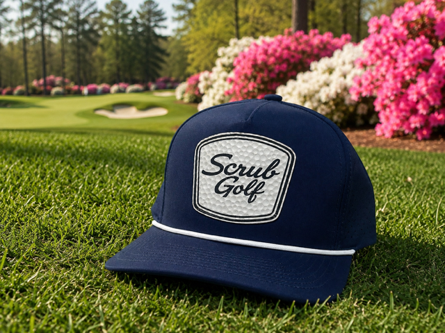 Scrub Golf Performance Rope Hat Navy