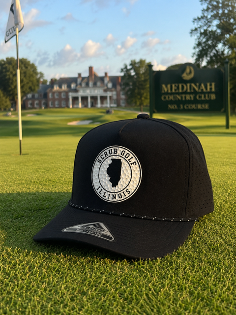 Scrub Golf Georgia Performance Rope Hat Black (Copy)