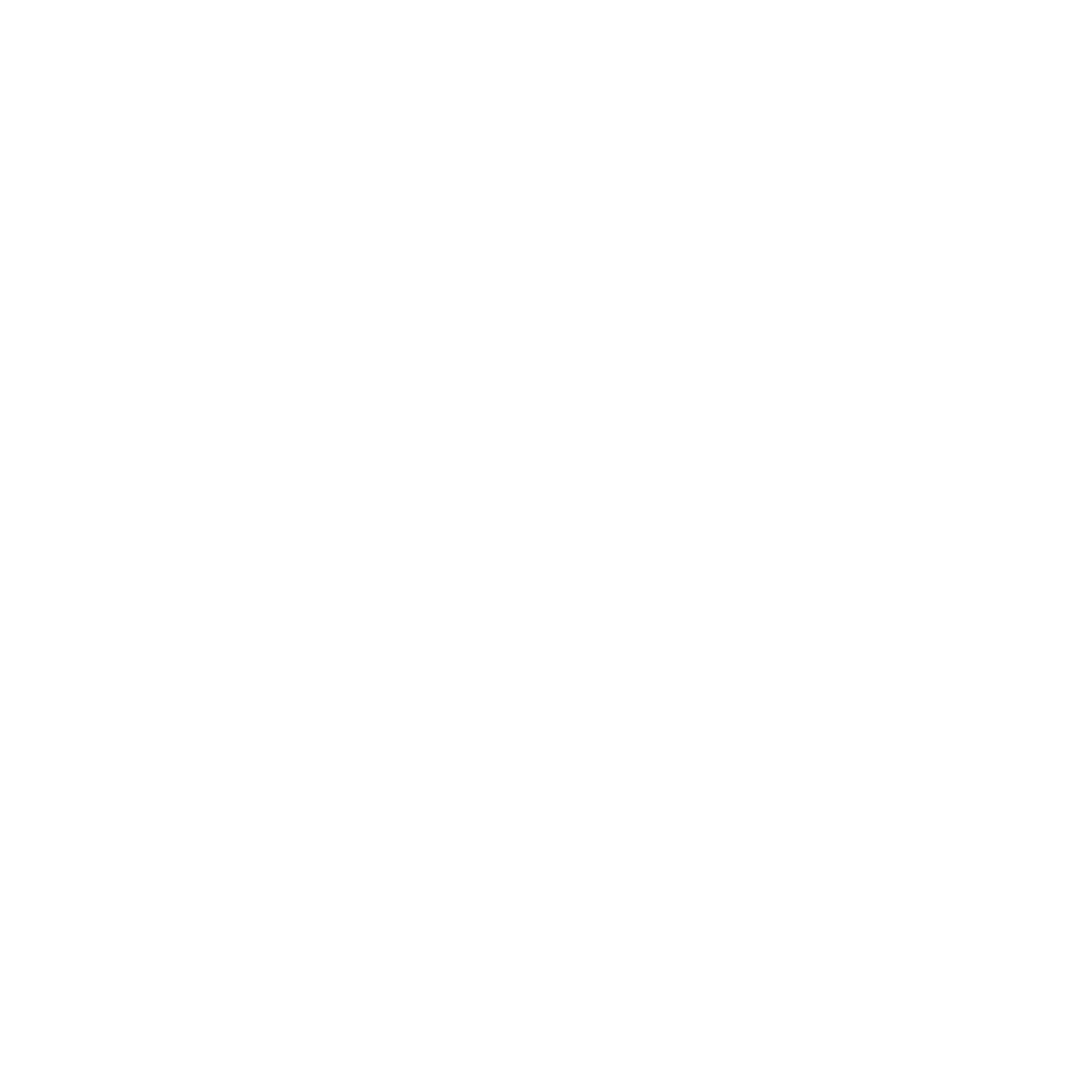Icon of a clock in white monoline.