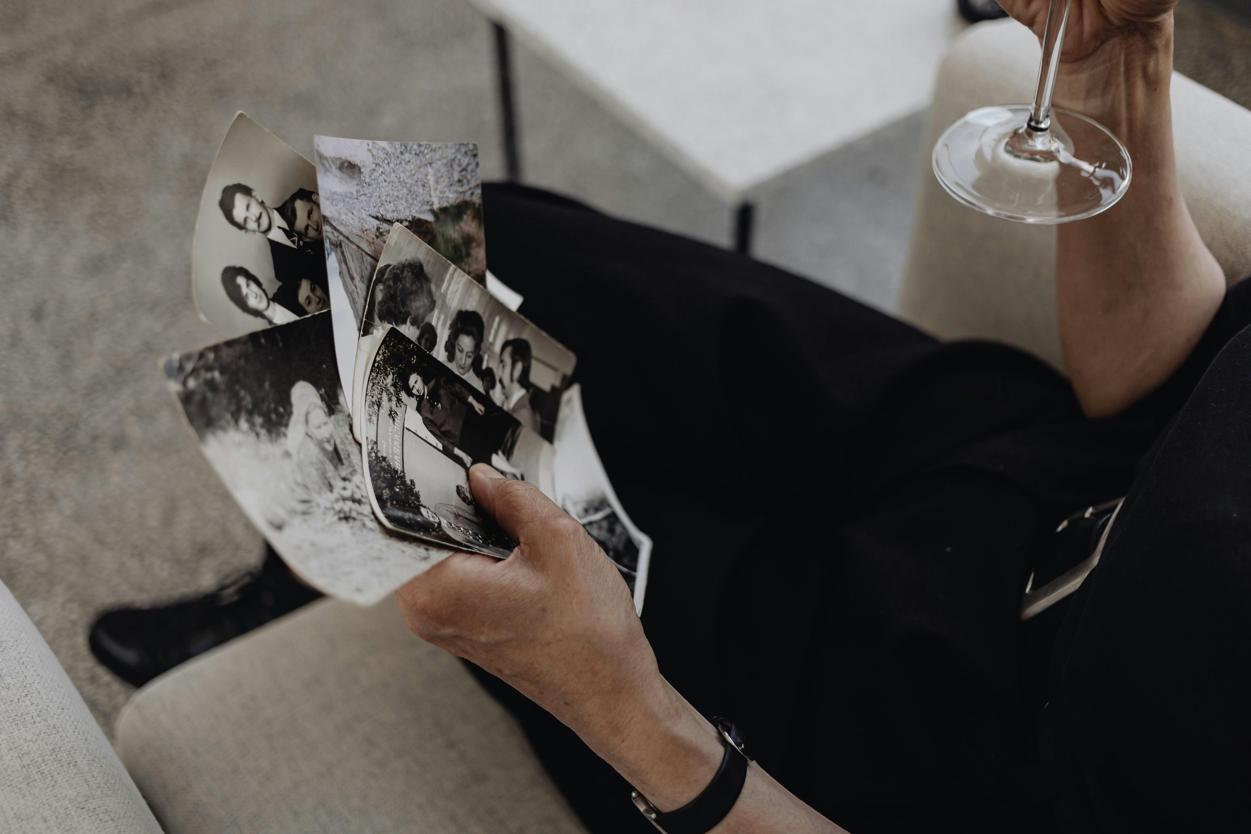 Personal family photographs shared to honour loved ones and family history.
