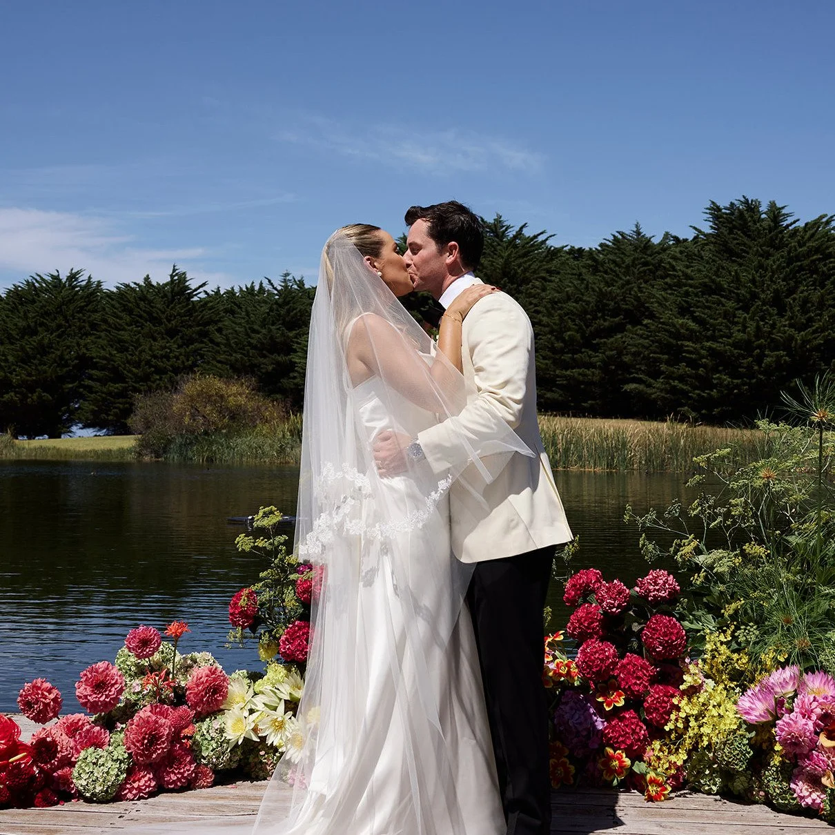 Kate + Harry, 21 Feb 2025
Barragunda, Cape Schanck

One year ago today, Kate and Harry stood in the sunshine at the breathtaking Barragunda Estate and promised each other forever.

Today, on their first wedding anniversary, they welcomed their beauti
