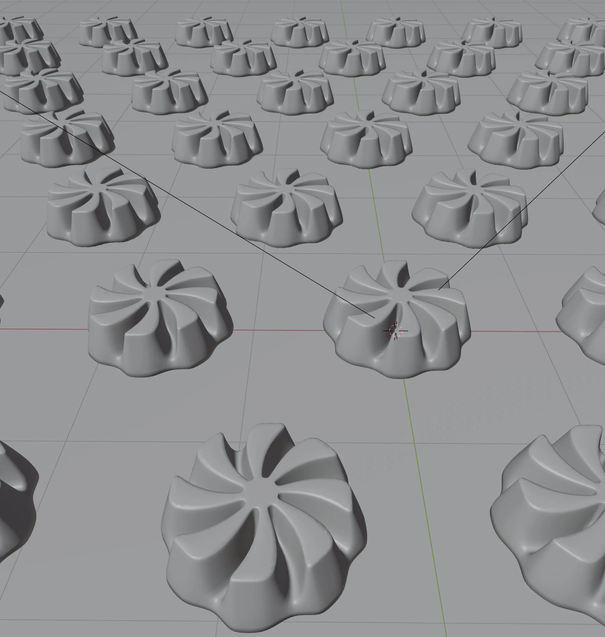 Gummy mold wireframe