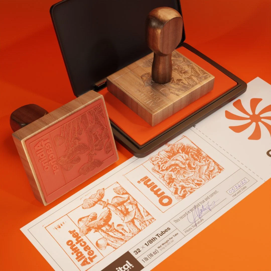 Stamp and labels