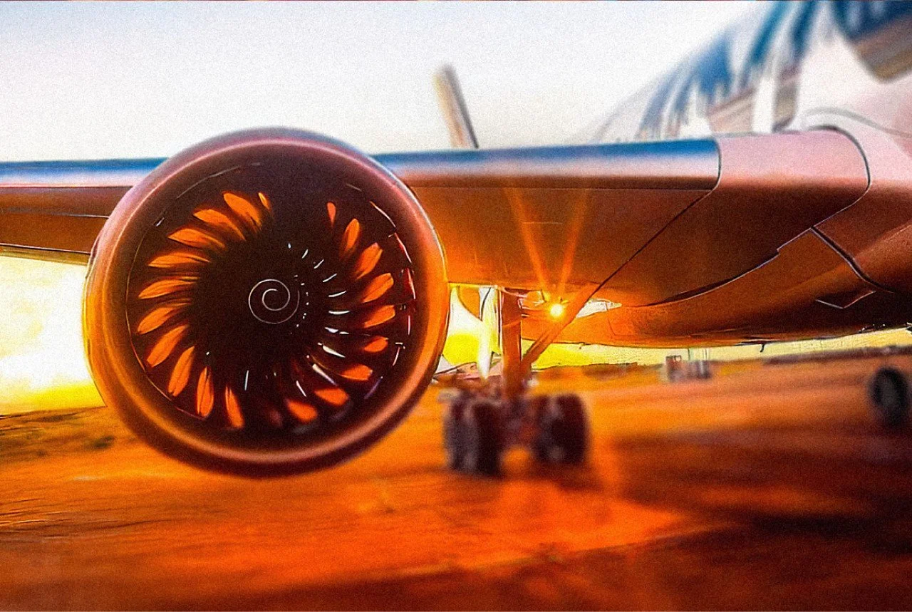 Aircraft turbine as an aviation reference