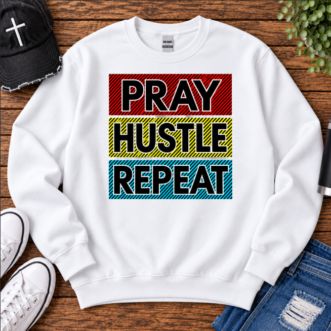 pray hustle repeat crew white.png
