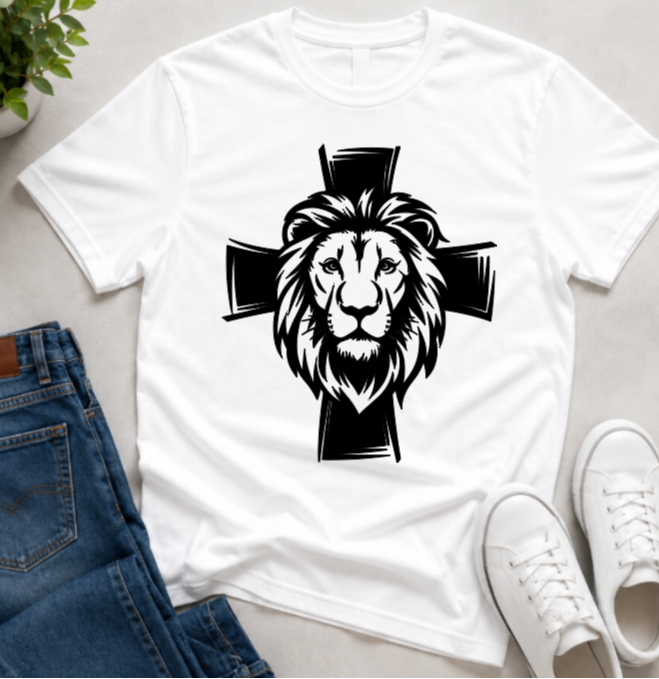 Lion of Judah Cross Tee