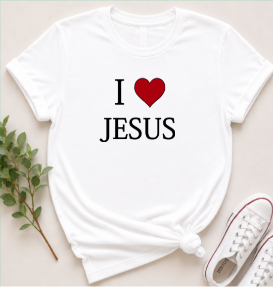 I Love Jesus Classic Faith Tee