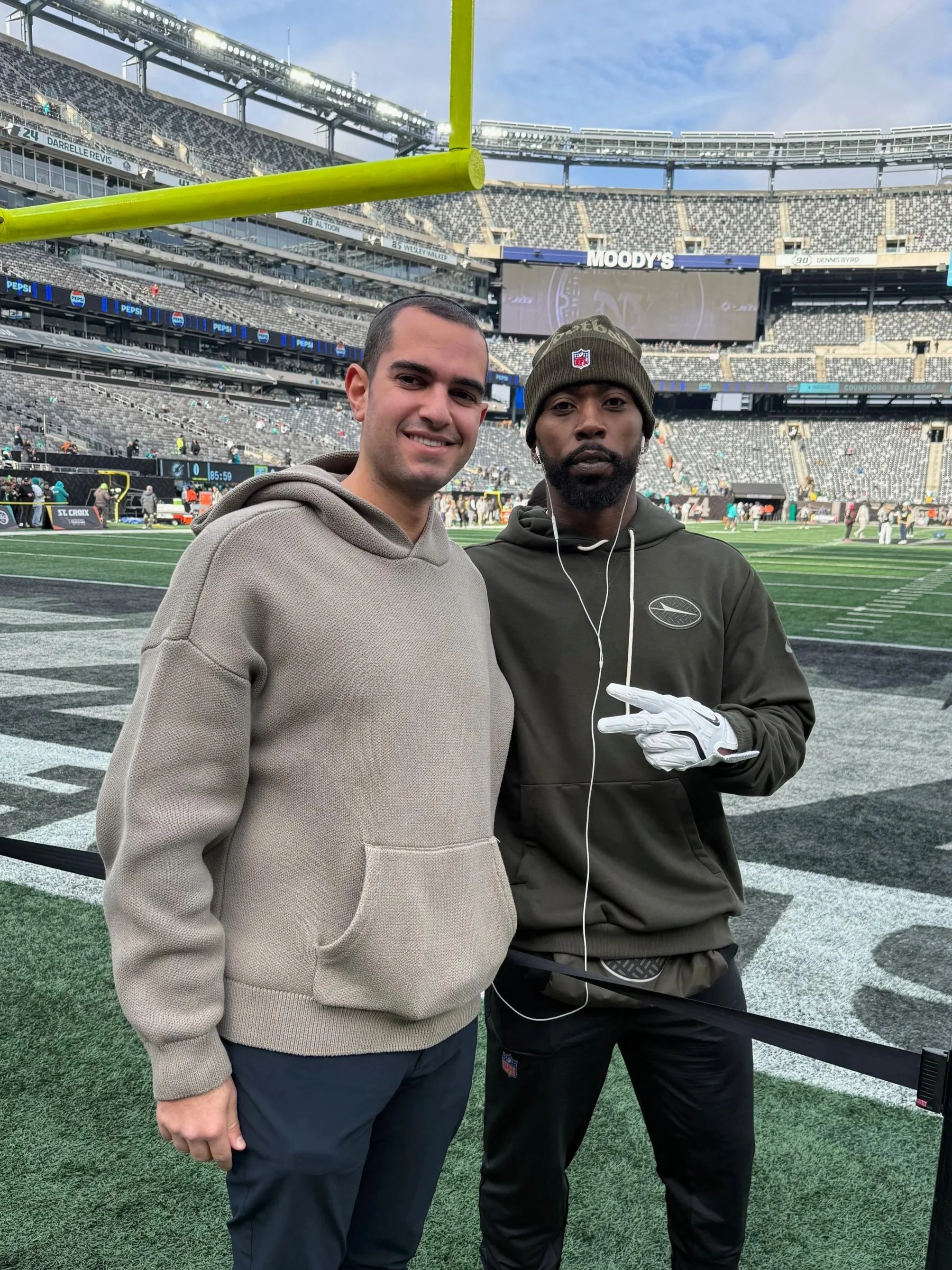 Joe Mugrabi with Tyrod Taylor