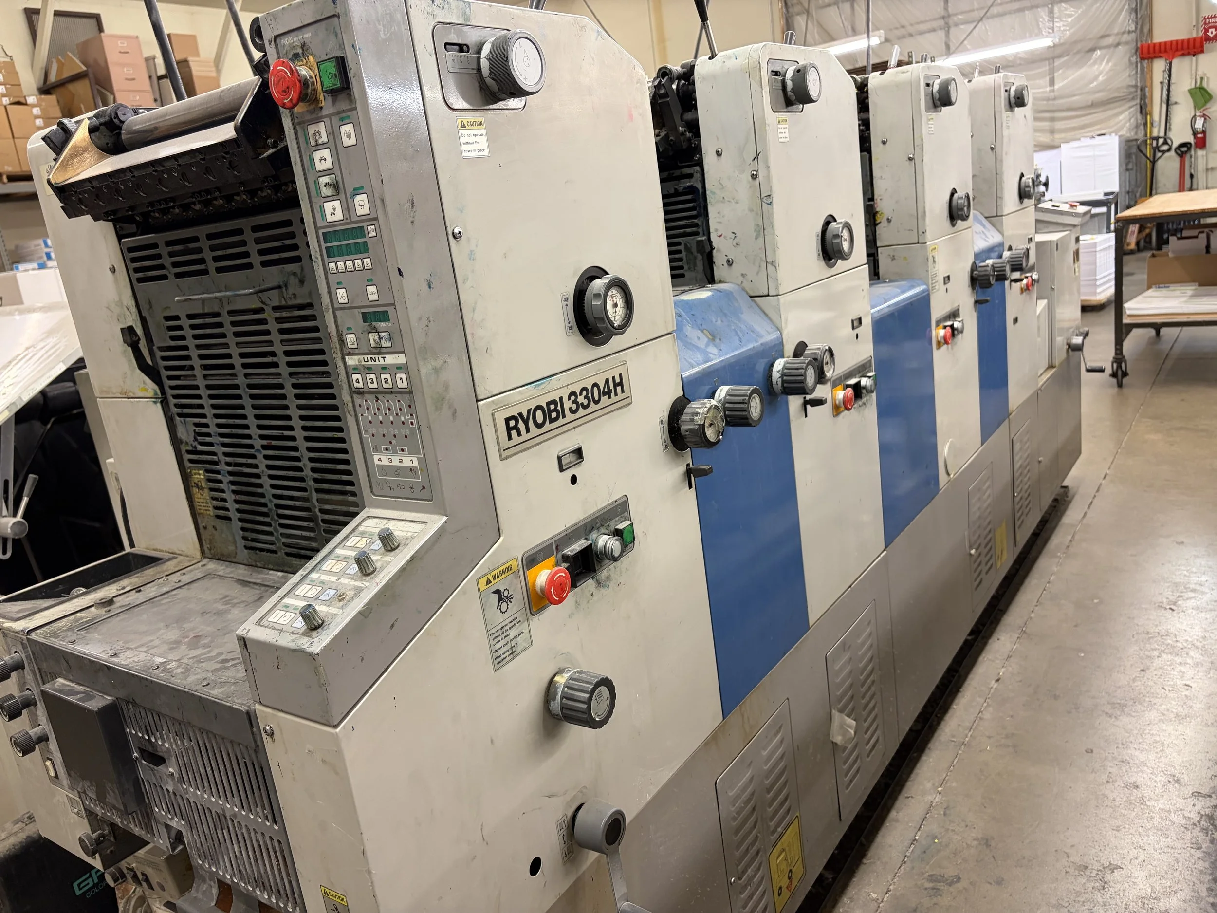 Ink-based offset press