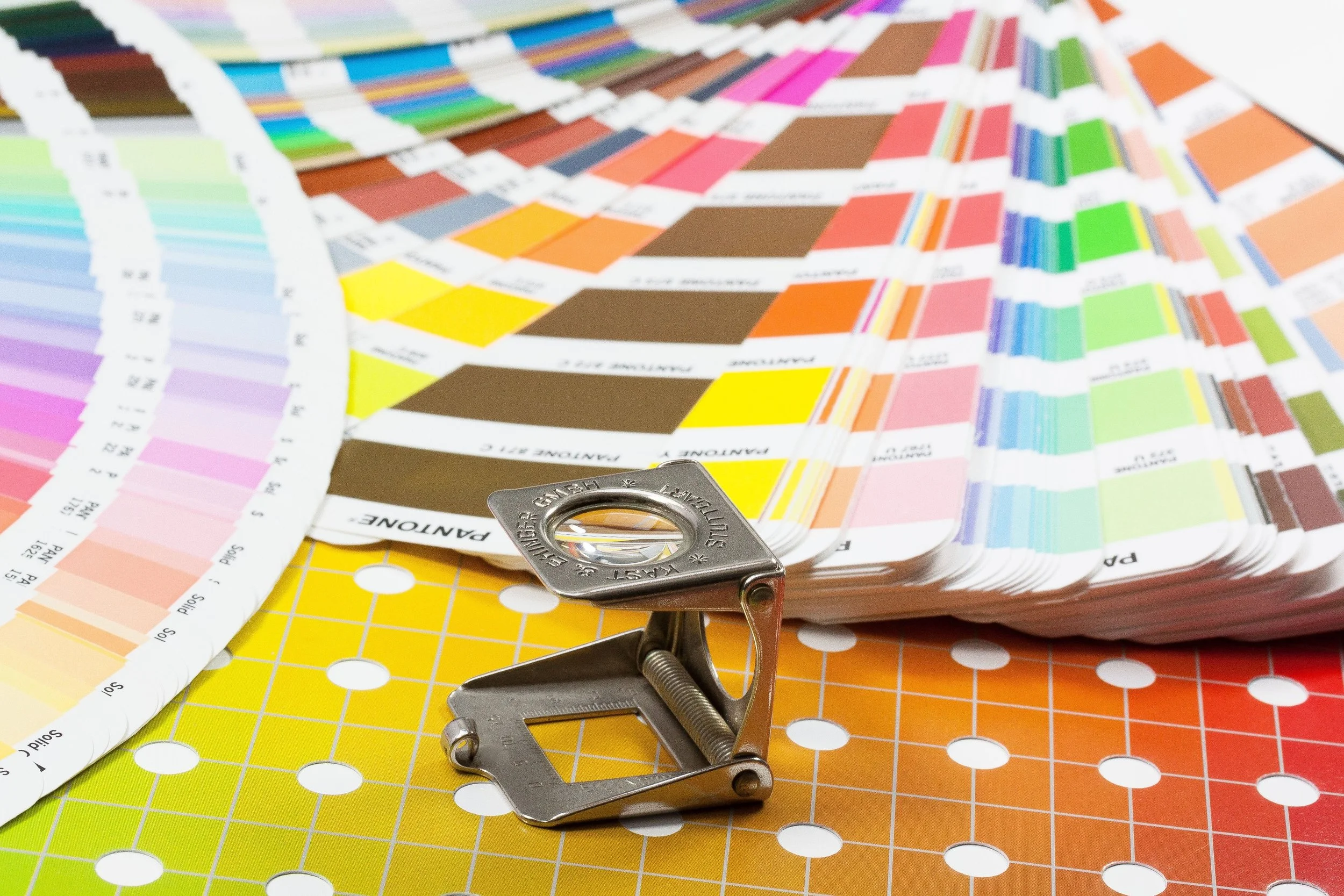 Ink color swatches