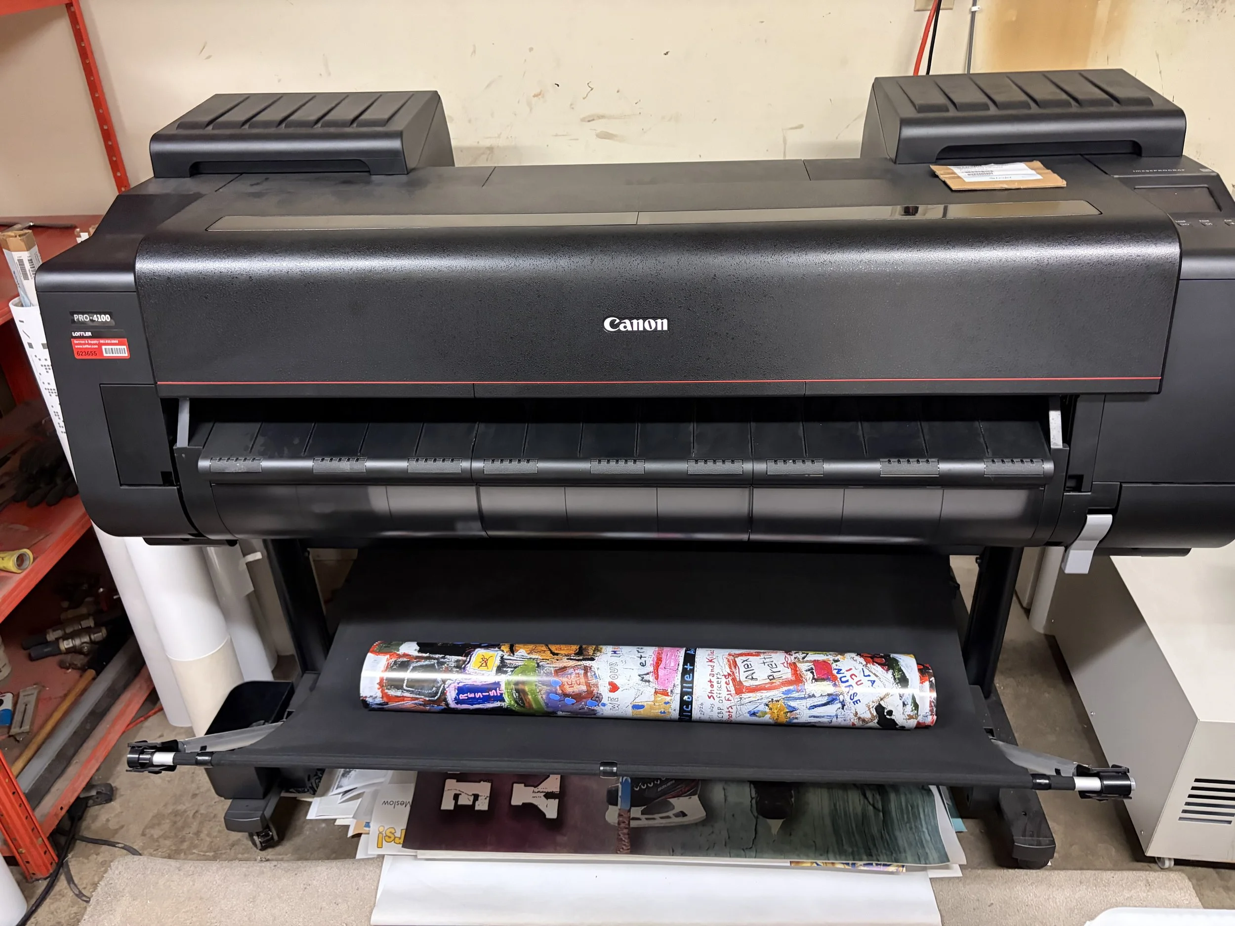 Large format inkjet printer