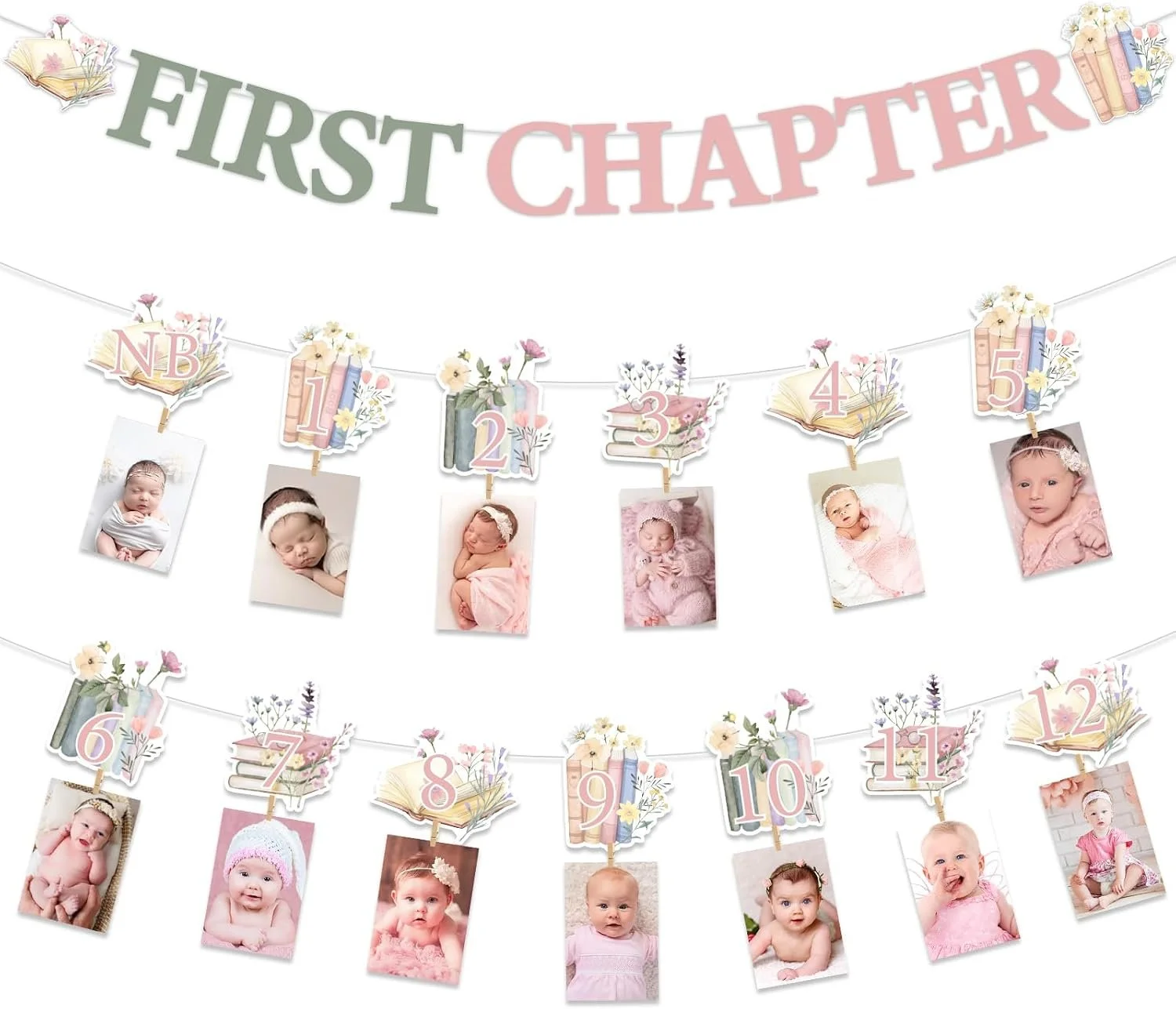 Birthday Party Idea One for the Books Milestone Banner.jpg