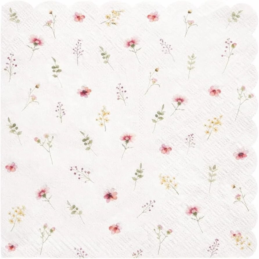 Birthday Party Idea Wildflower Napkins Wildflower.jpg