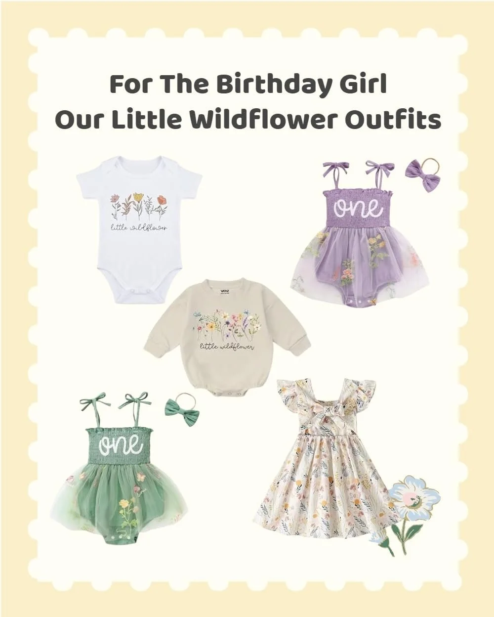 Birthday Party Idea Wildflower Birthday Outfit Collage.jpeg