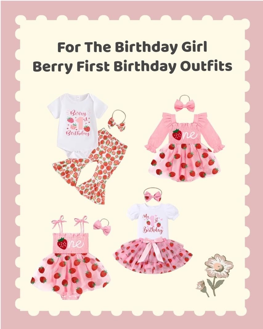 Berry First Birthday Party Outfits Collage.jpeg