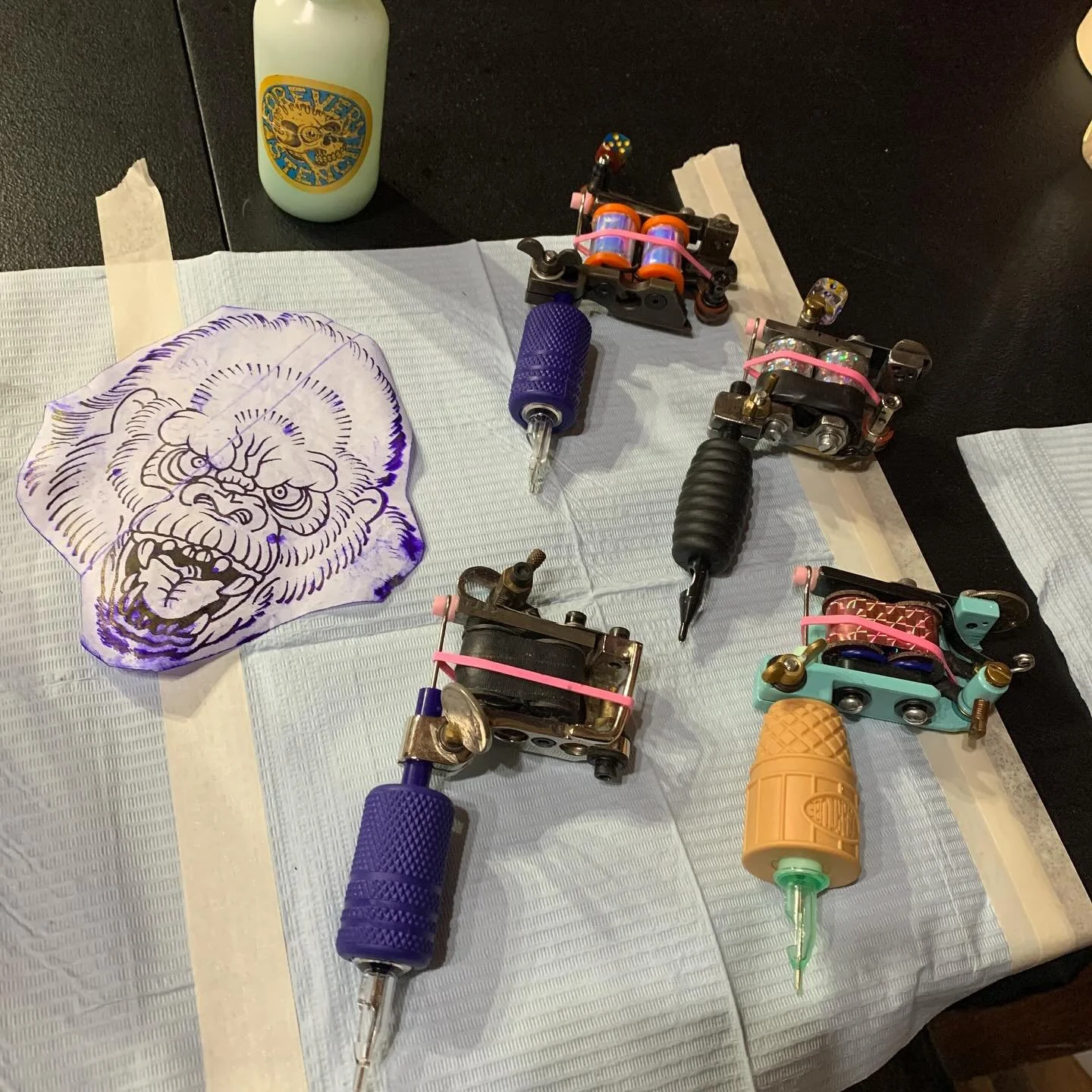 Just got set up to do some zappin&rsquo; at the @lowbrowtattooconvention this summer!! Here are a bunch of rad tattoos from the end of the year I was fortunate enough to do the last time I was in Texas. Got to hit Dallas, Abilene, San Angelo, Austin 