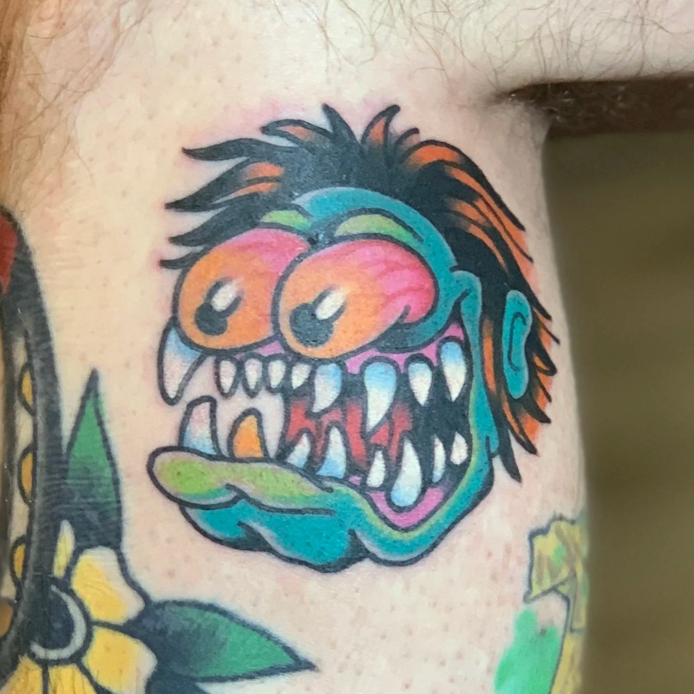 Ed Roth inspired Creeper Tattoo