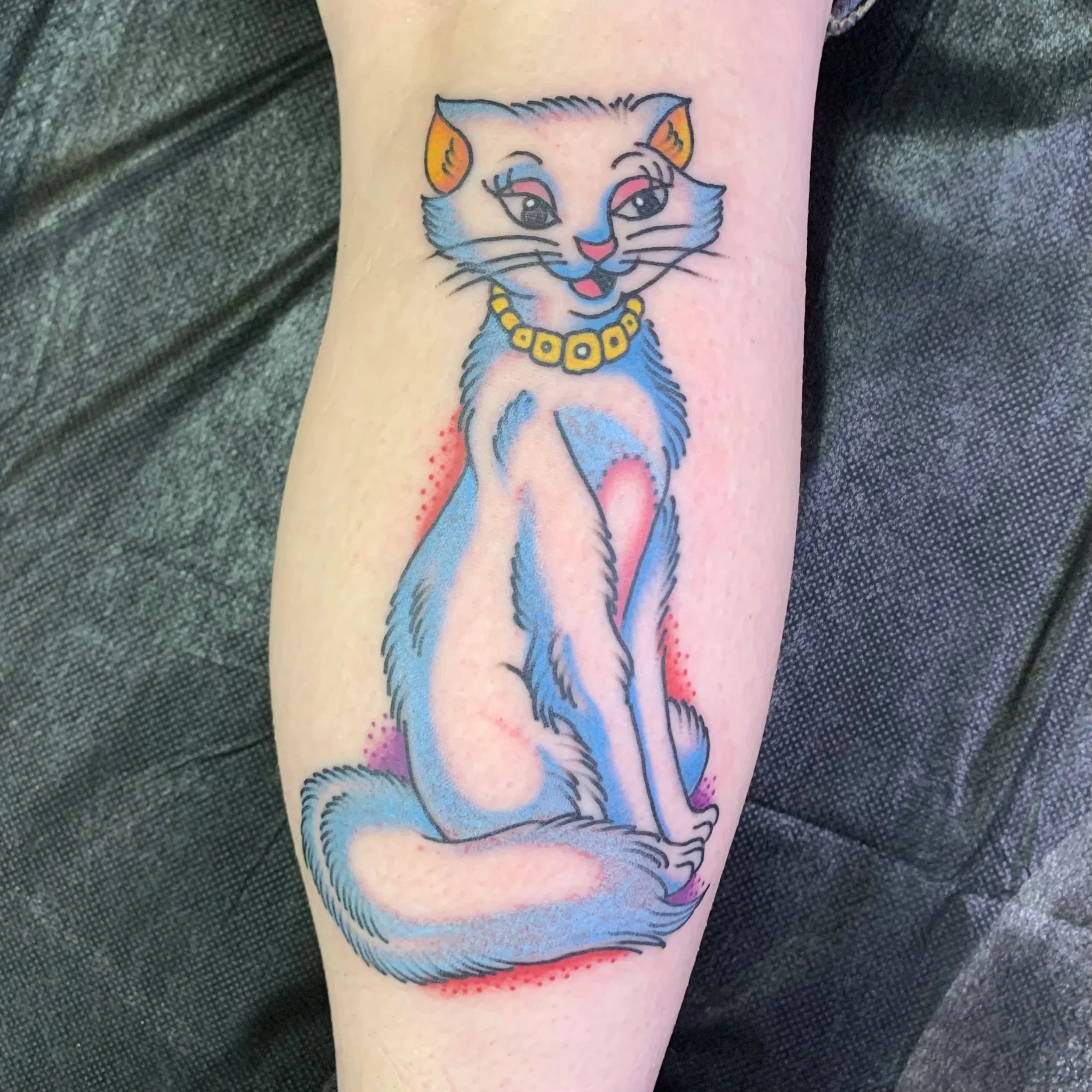 traditional style Aristocats tattoo