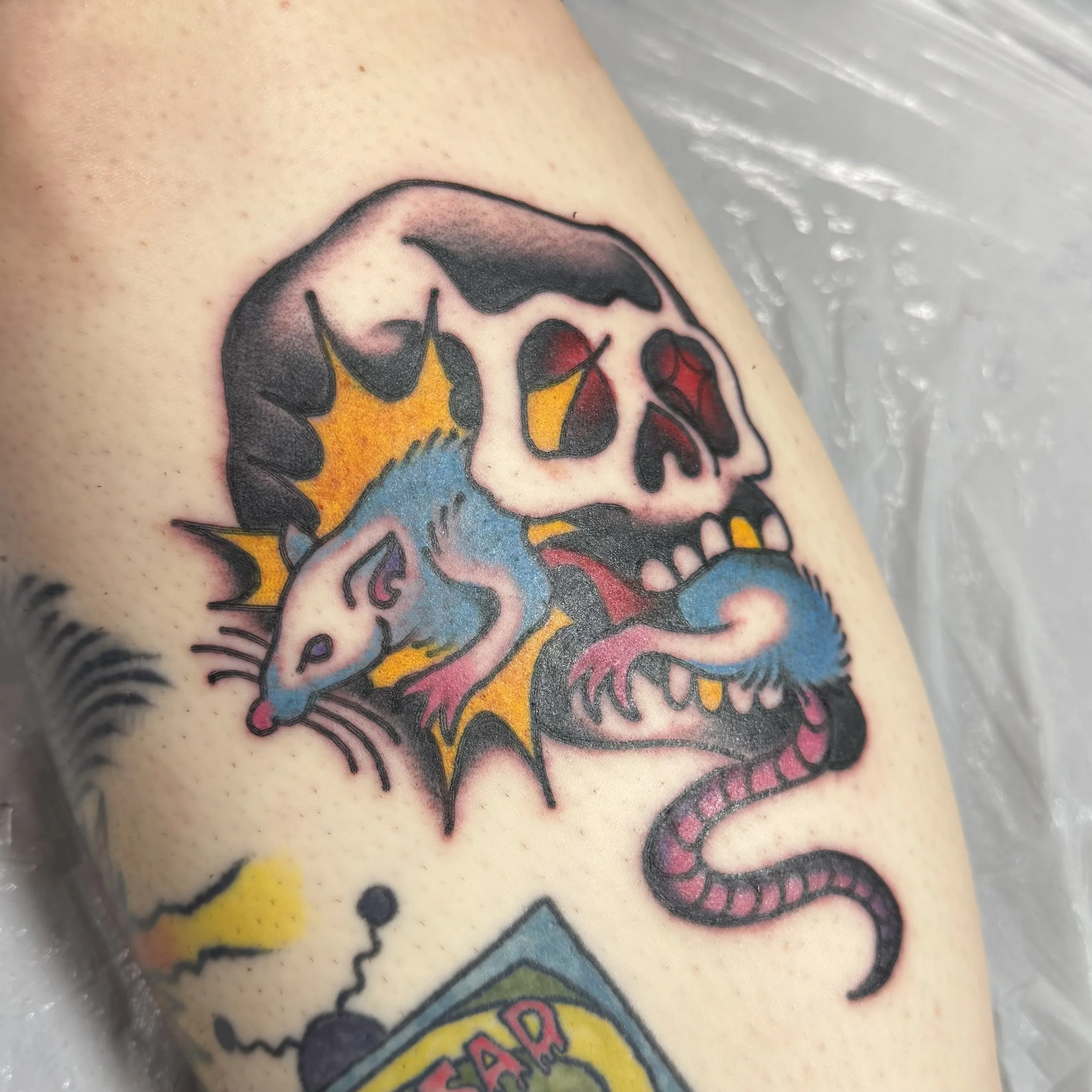 Rework of some classic american traditional tattoo flash