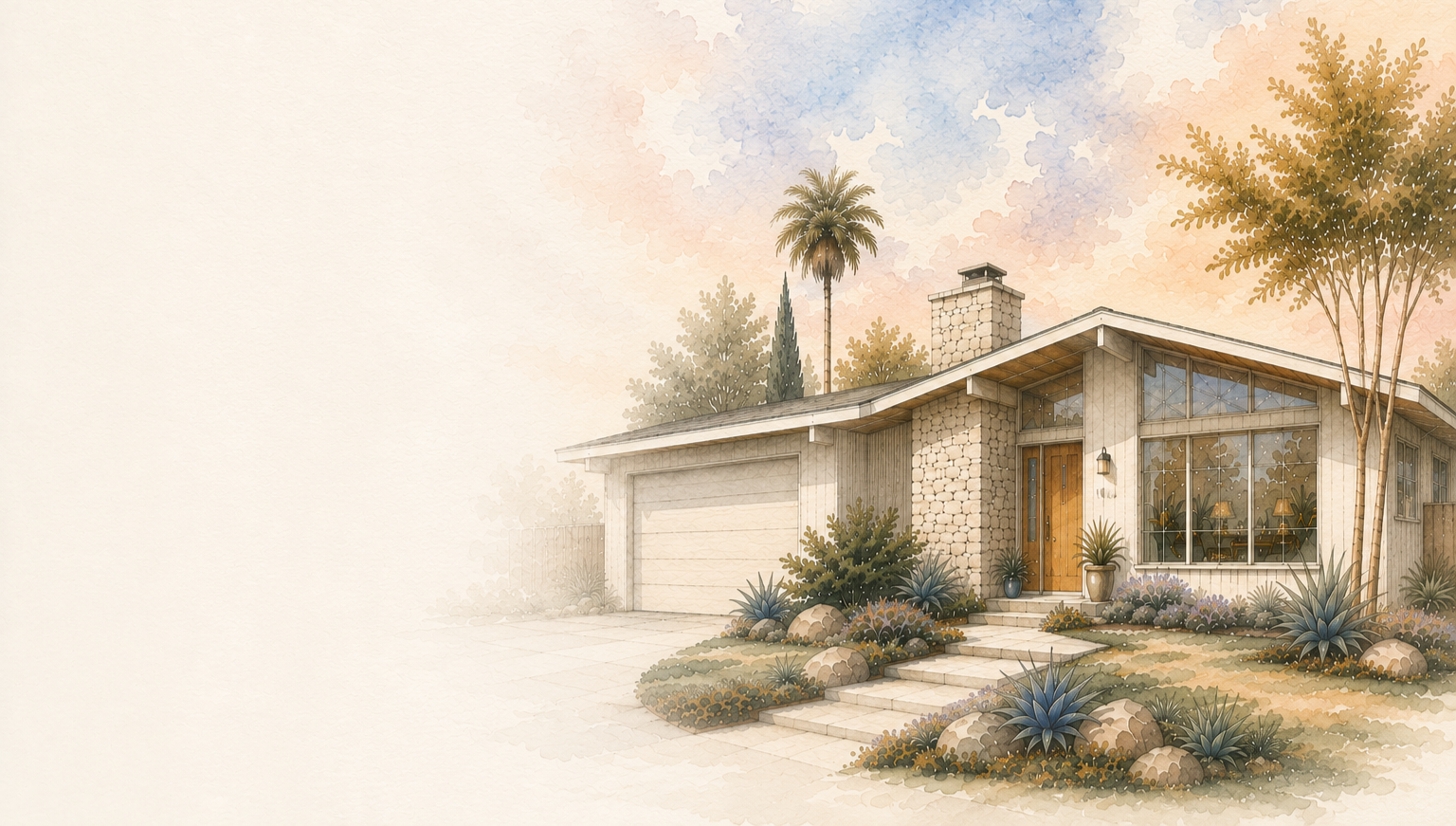 Residential property type for existing condition surveys and building plans