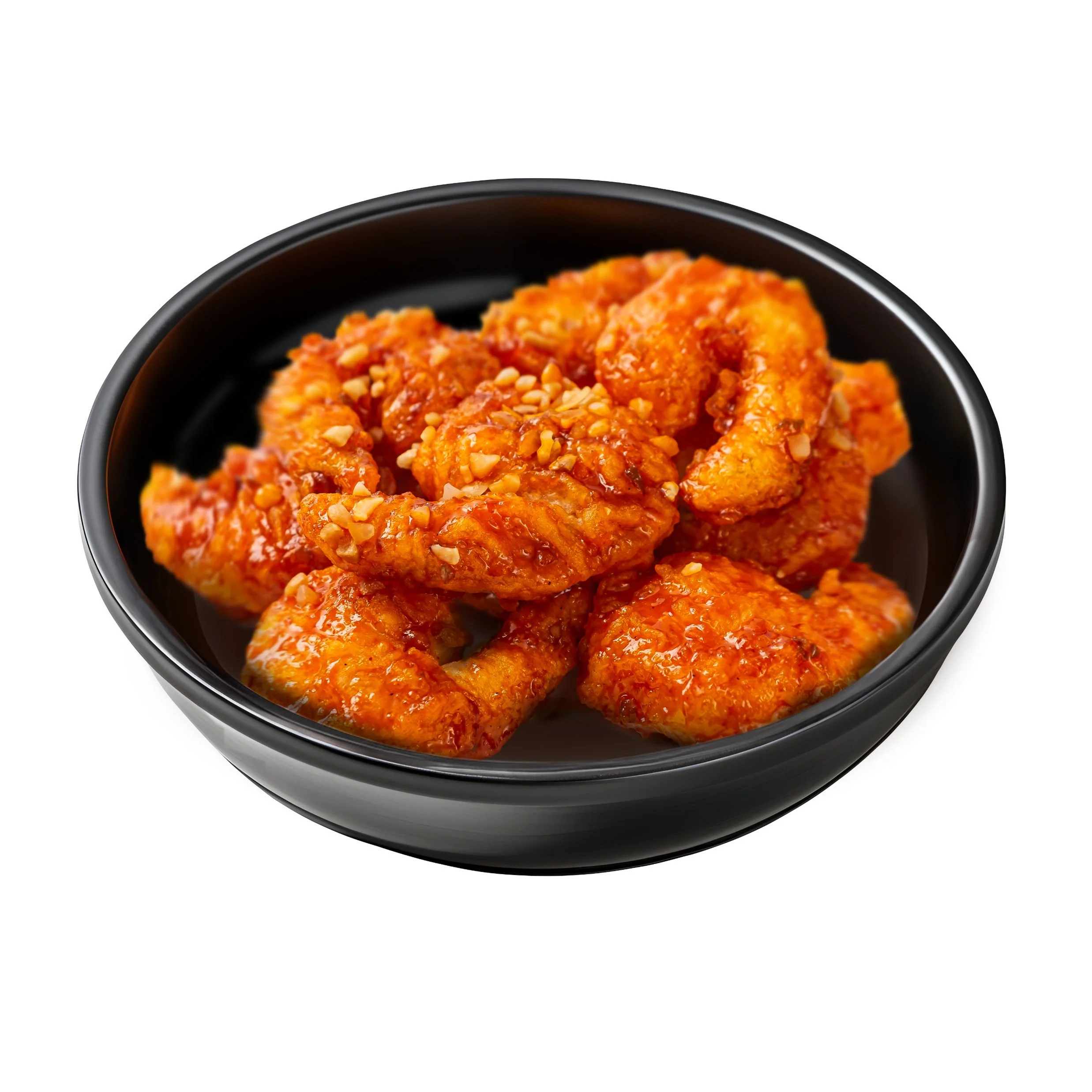 Dragon Fire Shrimp--Zesty Fiery Shrimp that channels the flames of a dragon and captures the timeless Korean seafood flavors while blending them with a clean, modern grilled taste that ignites the senses without sacrificing the healthy fresh feeling 
