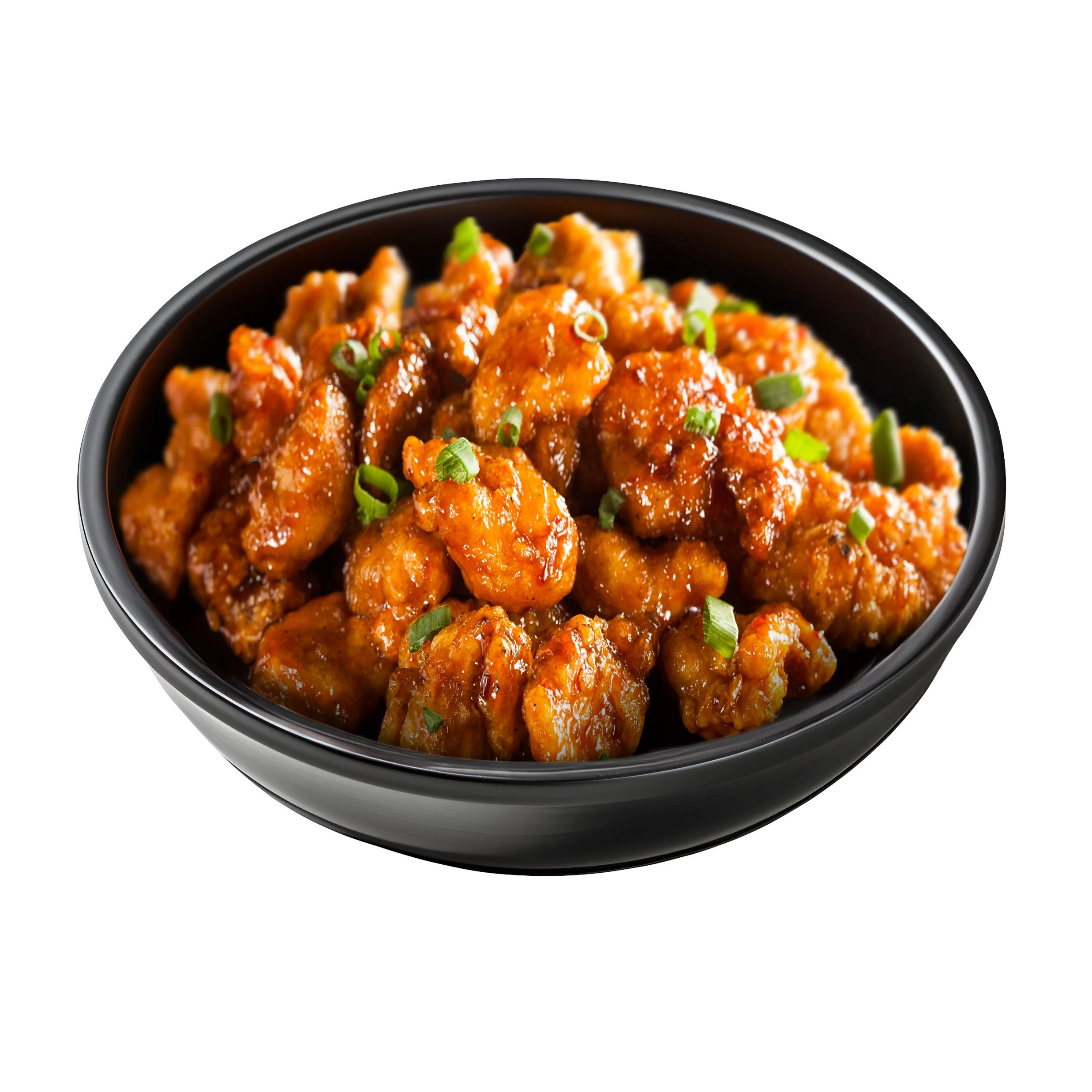 Sweet Jeju Chicken--Discover the sweet orange and savory flavors inspired by Jeju Island. Juicy fried chicken glazed with a rich, tangy sauce that perfectly balances sweetness and umami, bringing the serene charm of Jeju to your plate.
