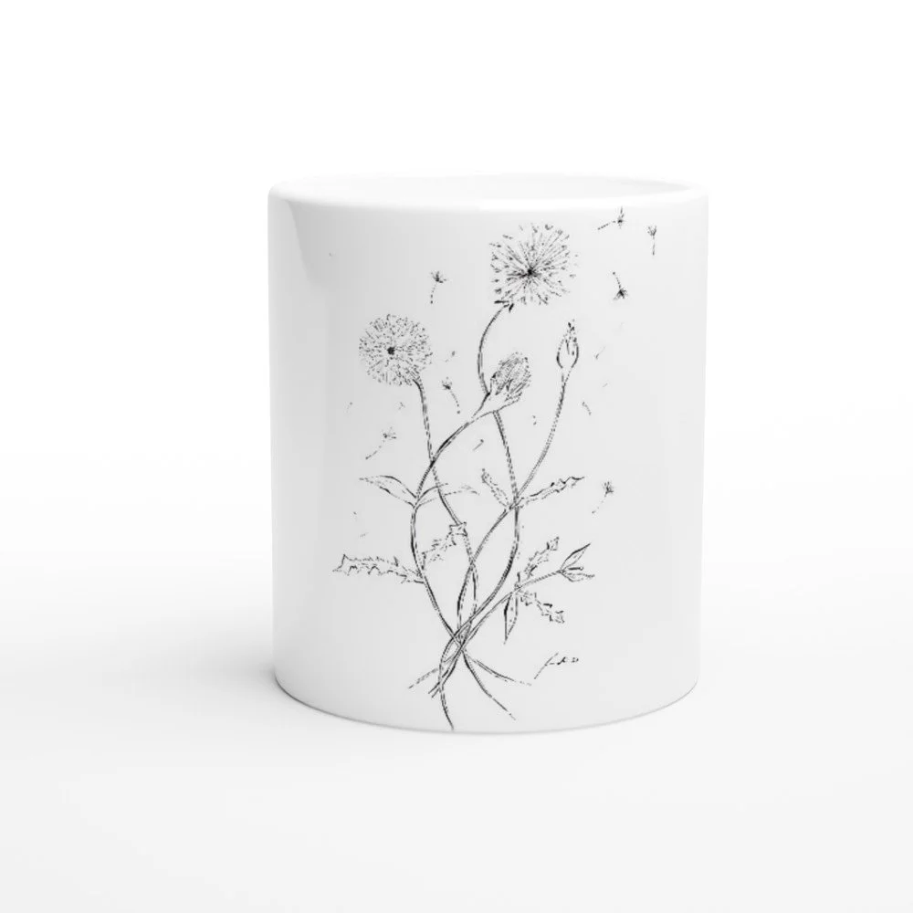 Amargot I Taza de cerámica blanca de 325ml