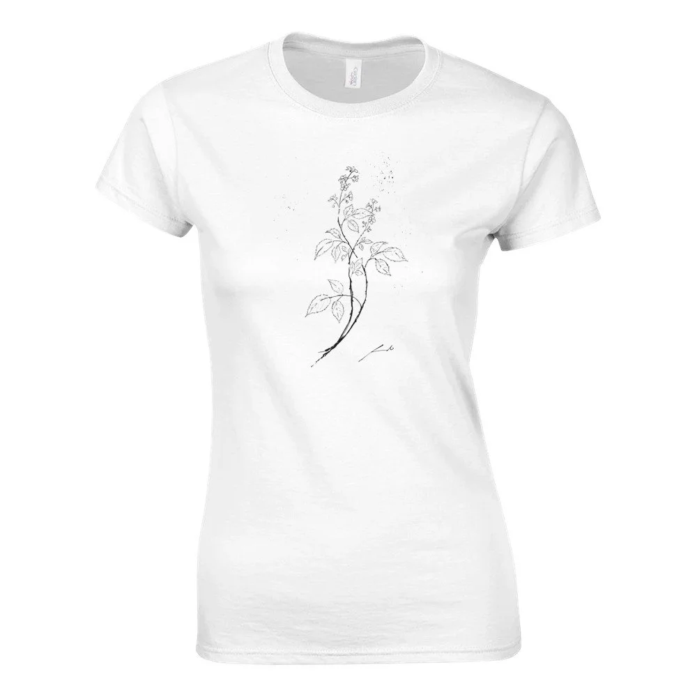 Zarzamora Camiseta de cuello redondo clásica para mujer | Gildan® 64000L