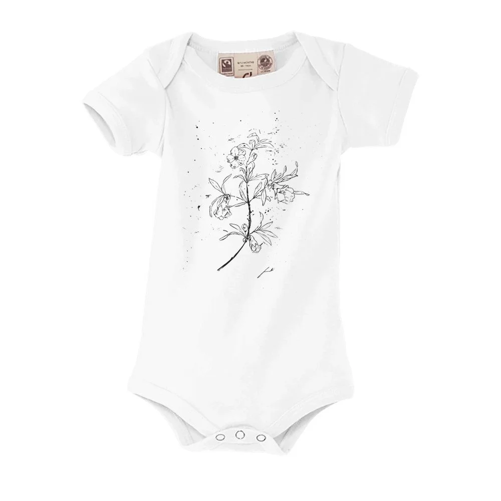 Mangraner Body ecológico manga corta para bebé | SOL'S Organic Bambino