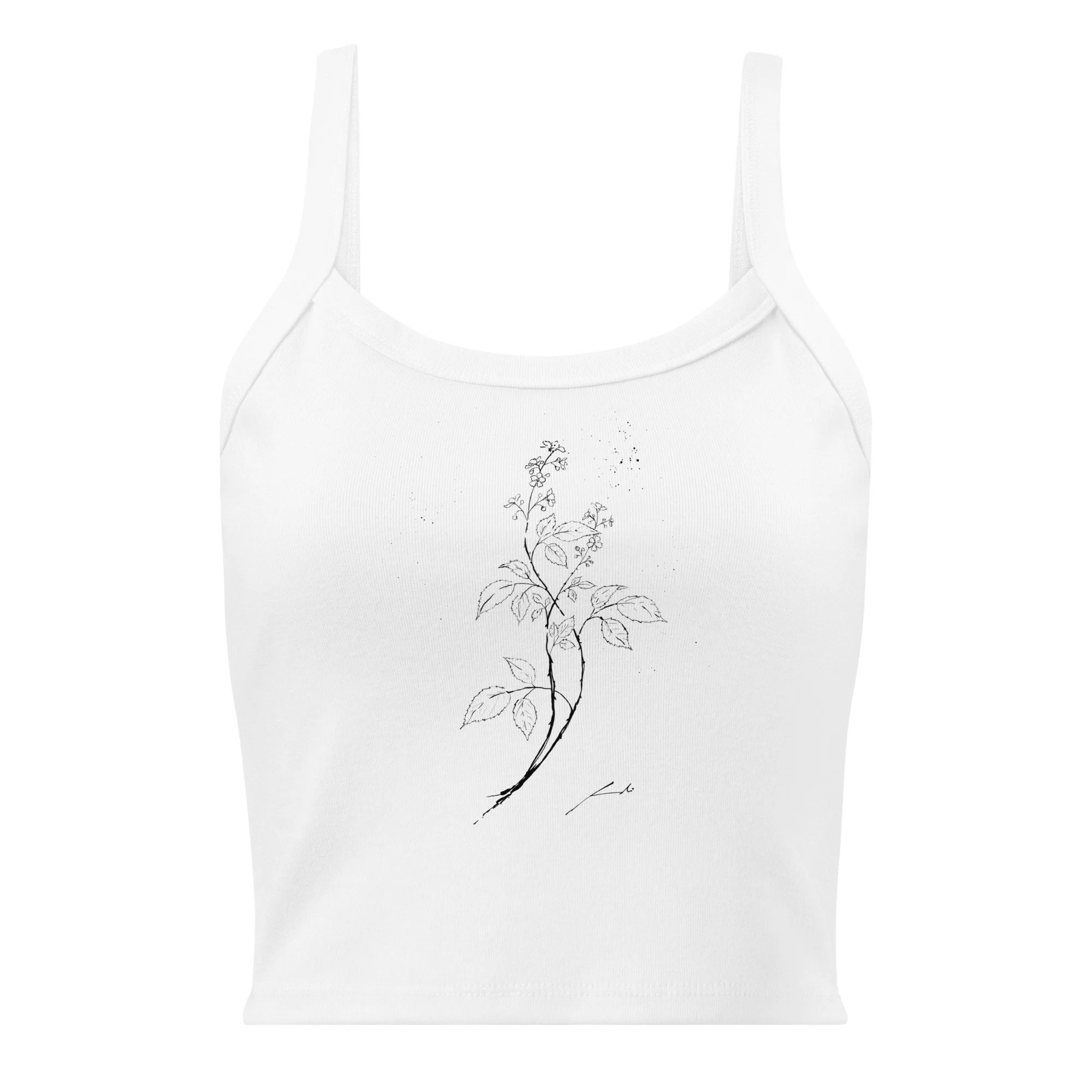 Zarzamora  Camiseta sin mangas de microcanalé para mujer