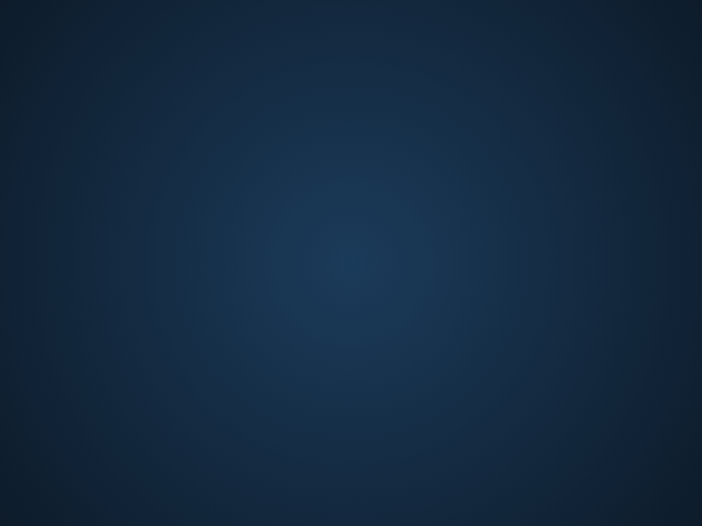 A dark blue gradient background.